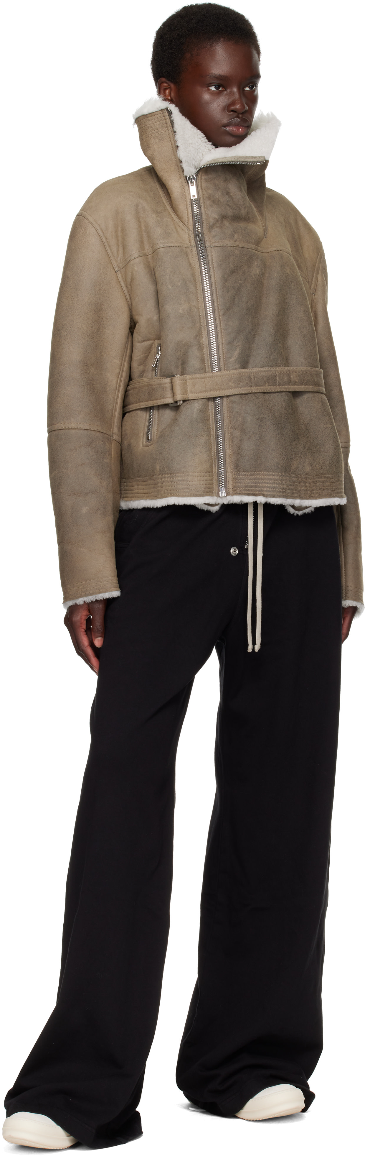 Rick Owens DRKSHDW: Black Tower Geth Belas Sweatpants | SSENSE