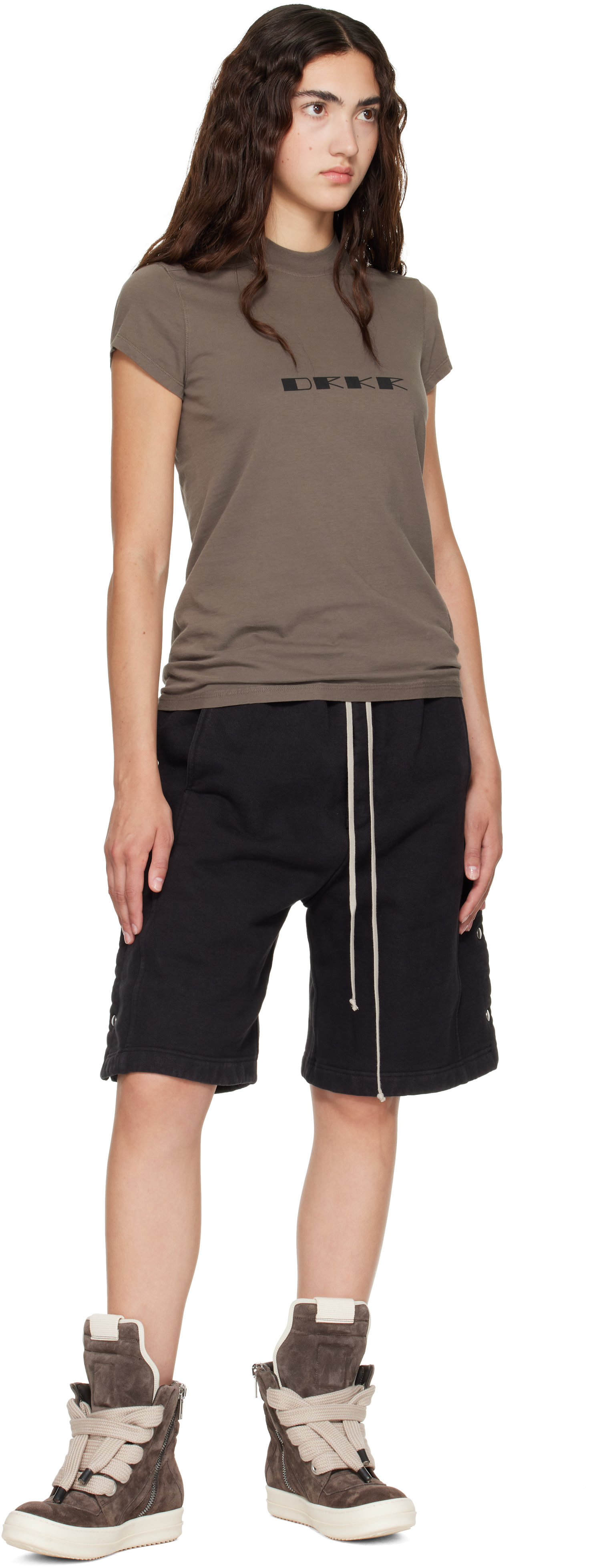 Rick Owens DRKSHDW: ブラック Tower Pusher ショートパンツ | SSENSE 日本