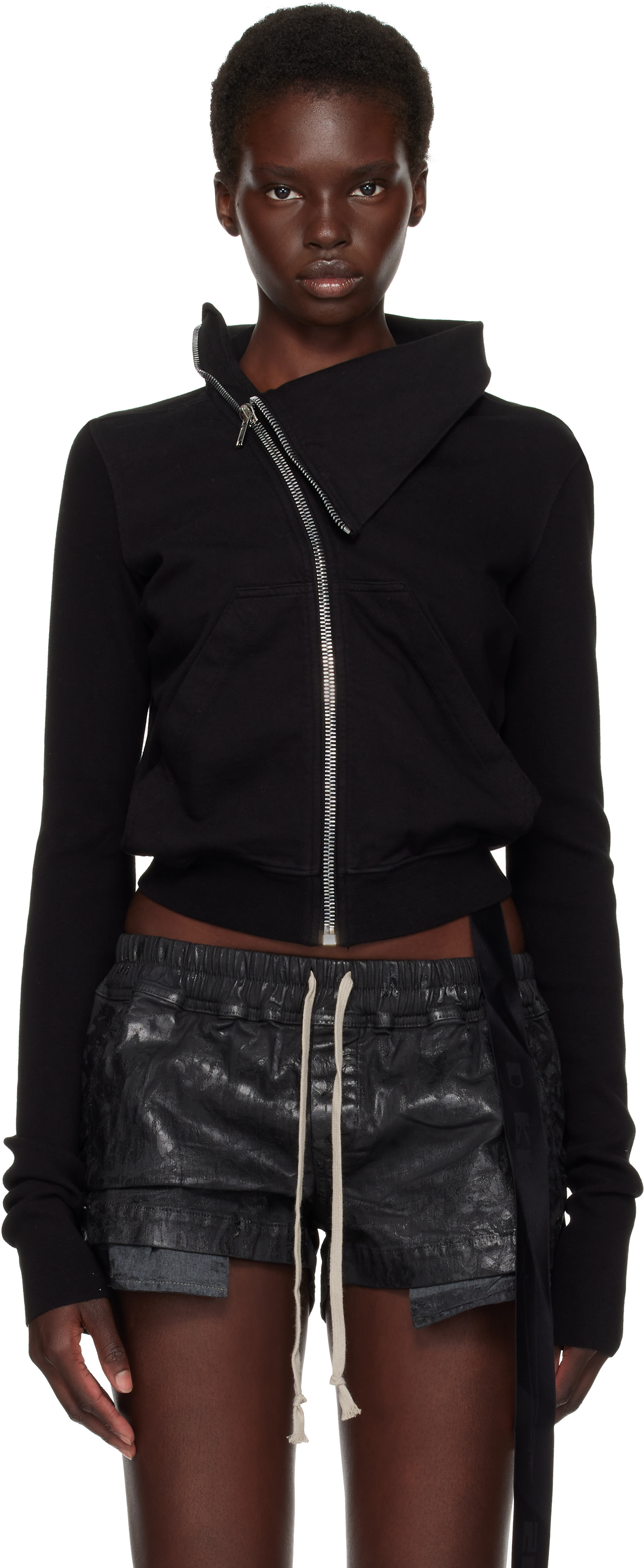 Rick Owens DRKSHDW: ブラック Tower Mountain スウェットシャツ