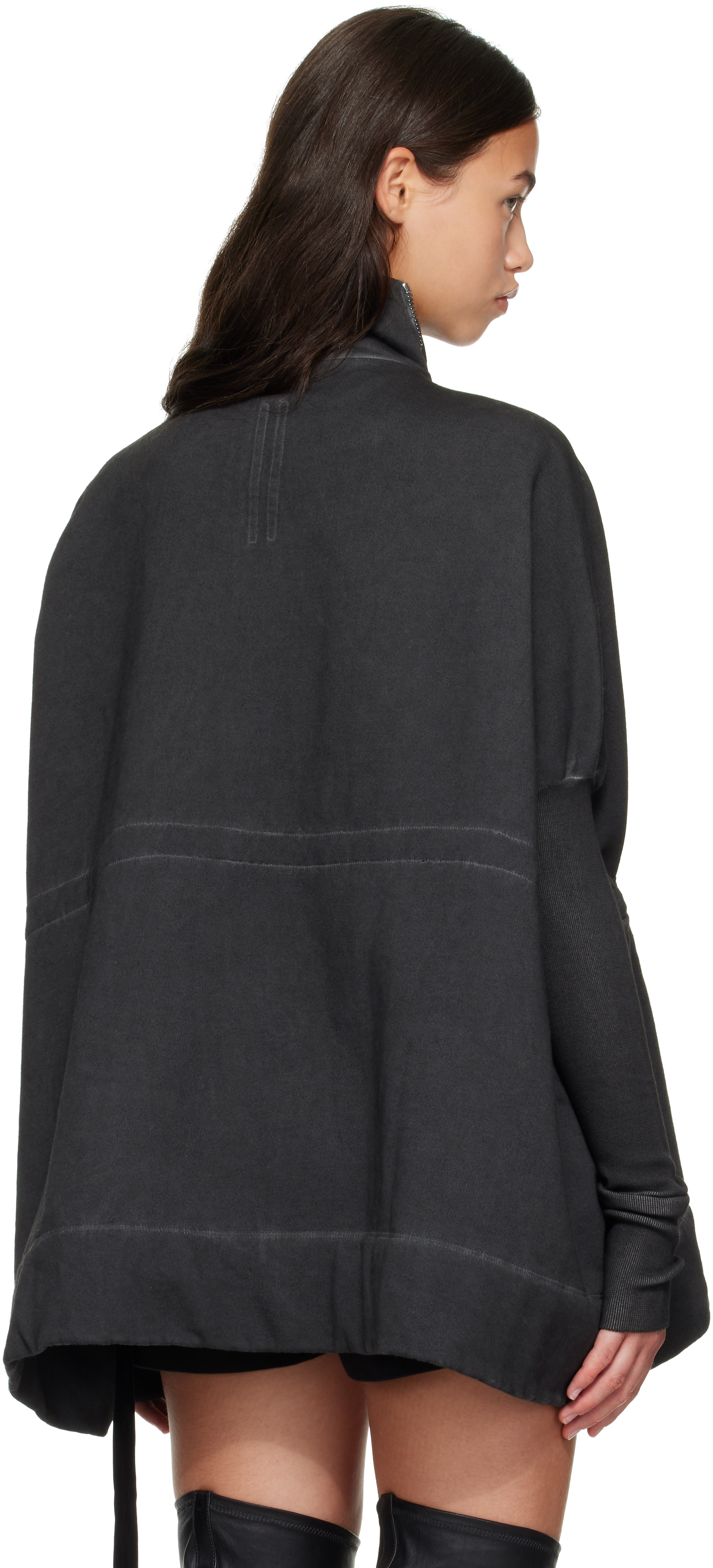 Rick Owens DRKSHDW - Pull Mountain Sail noir - Tower