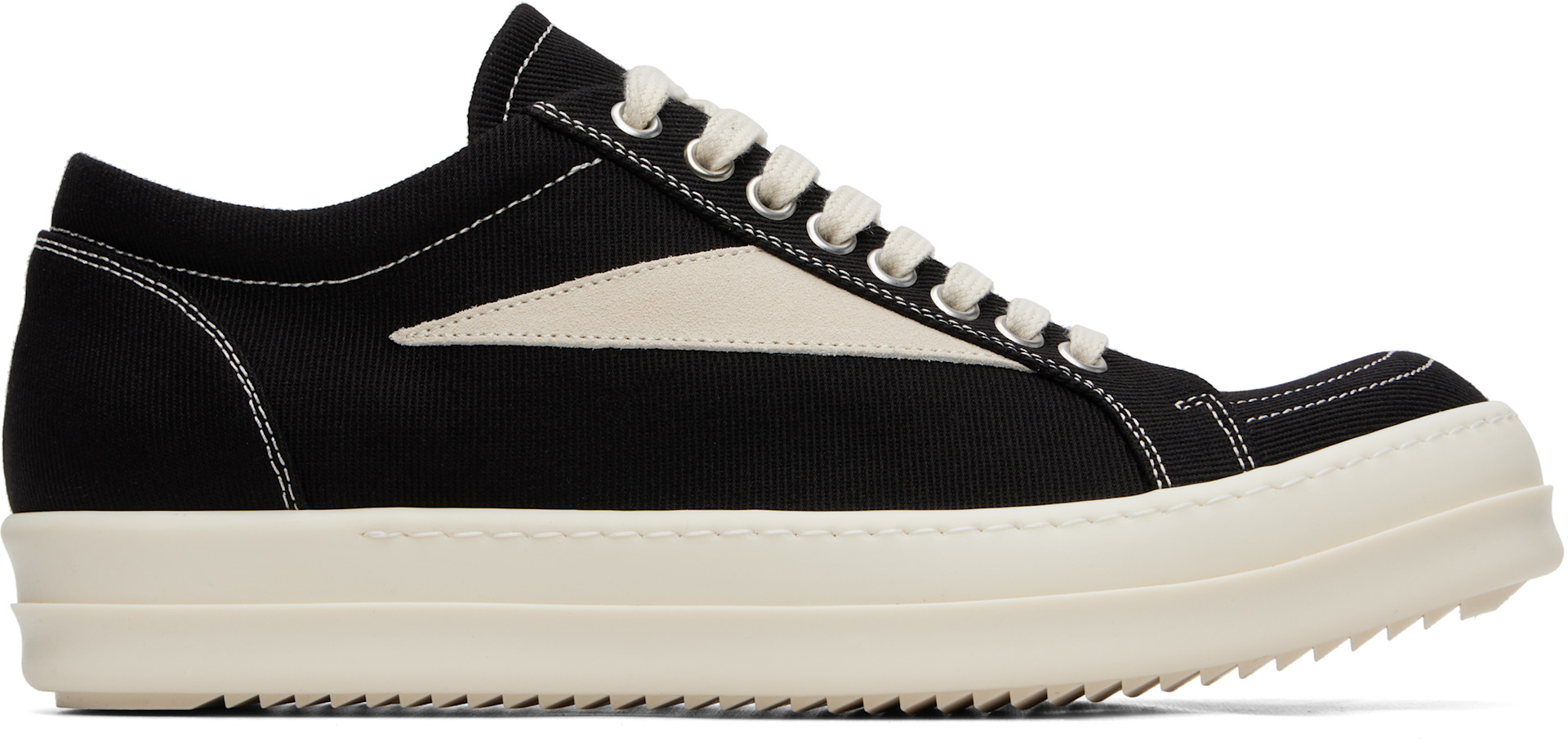 カキガハラRick Owenes Drkshdw 24AW Vintage Rick Owens DRKSHDW: Black Tower Vintage Sneaks Sneakers | SSENSE