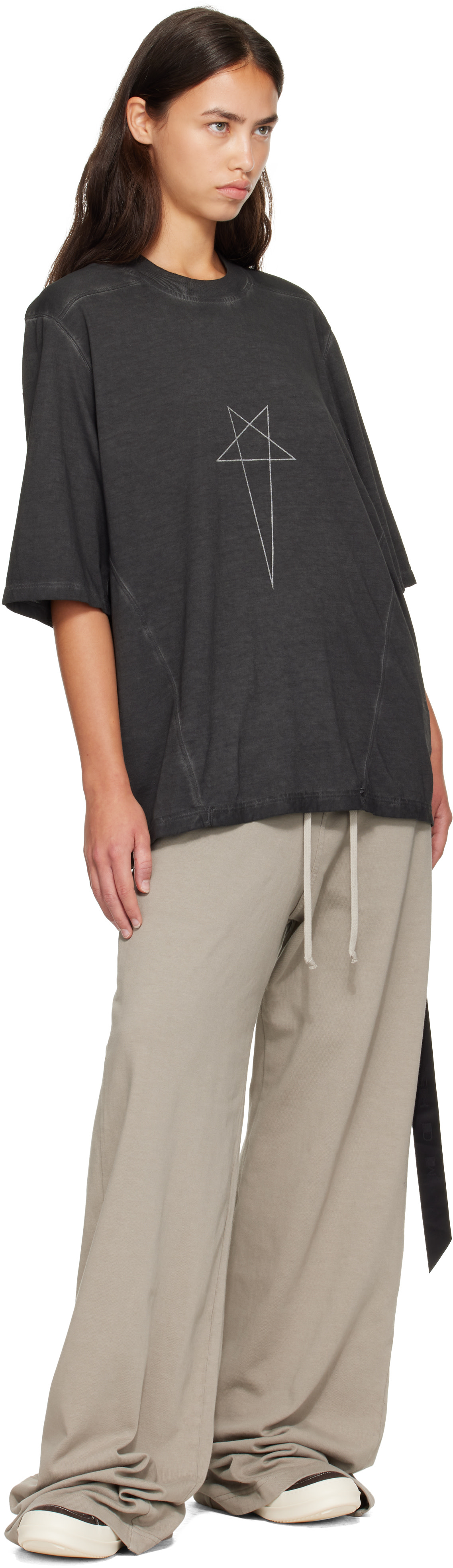 Rick Owens DRKSHDW - Baskets rétro grises - Tower