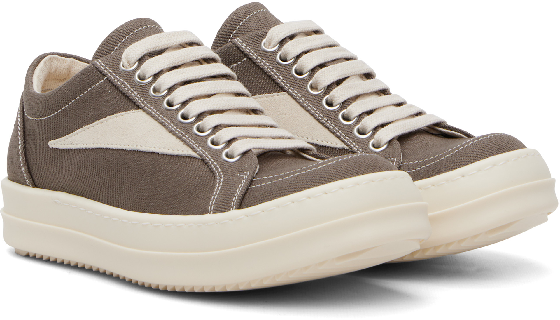 Rick Owens DRKSHDW: Gray Tower Vintage Sneaks Sneakers | SSENSE