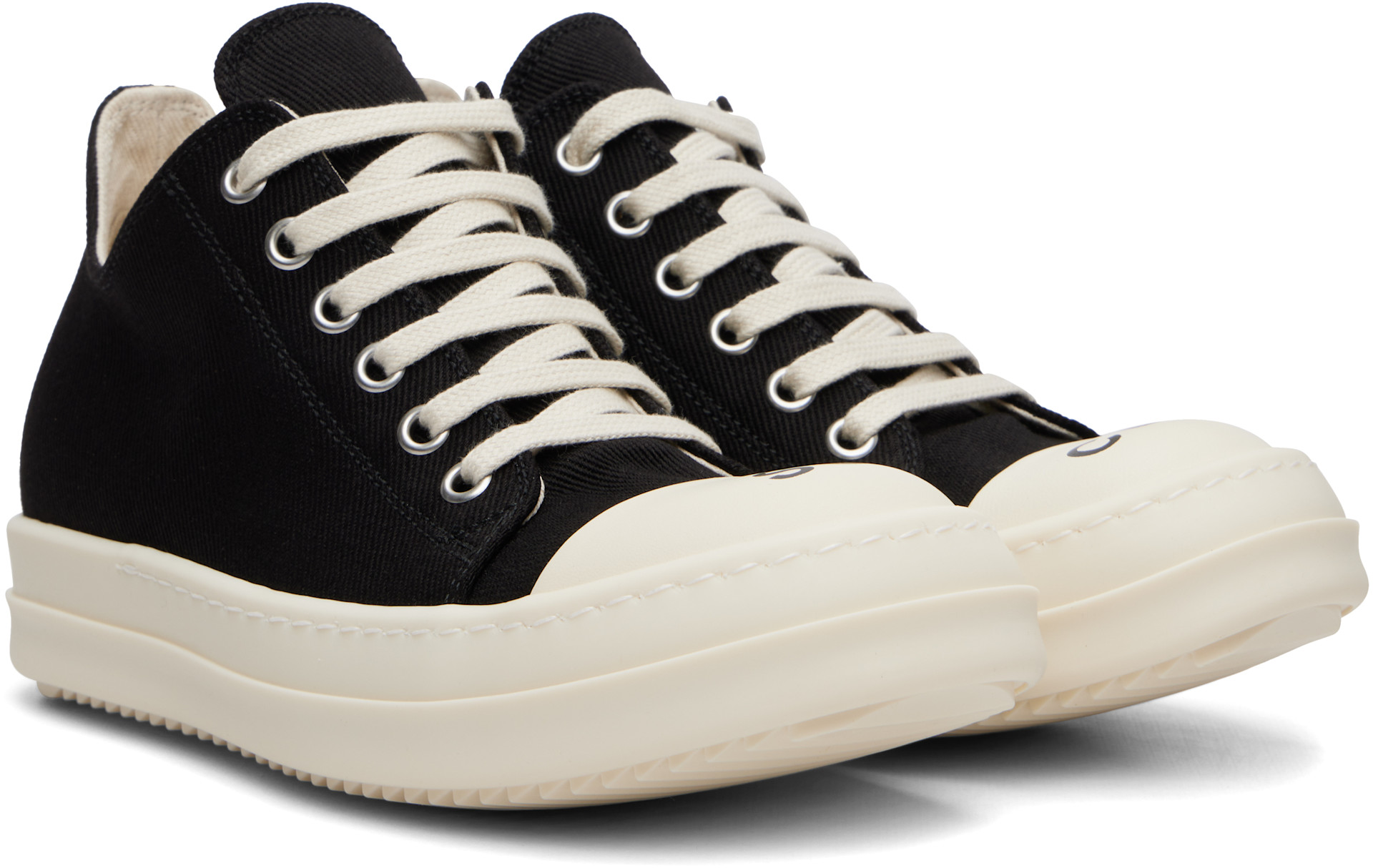 Rick Owens DRKSHDW: Black Tower Low Sneaks Sneakers | SSENSE