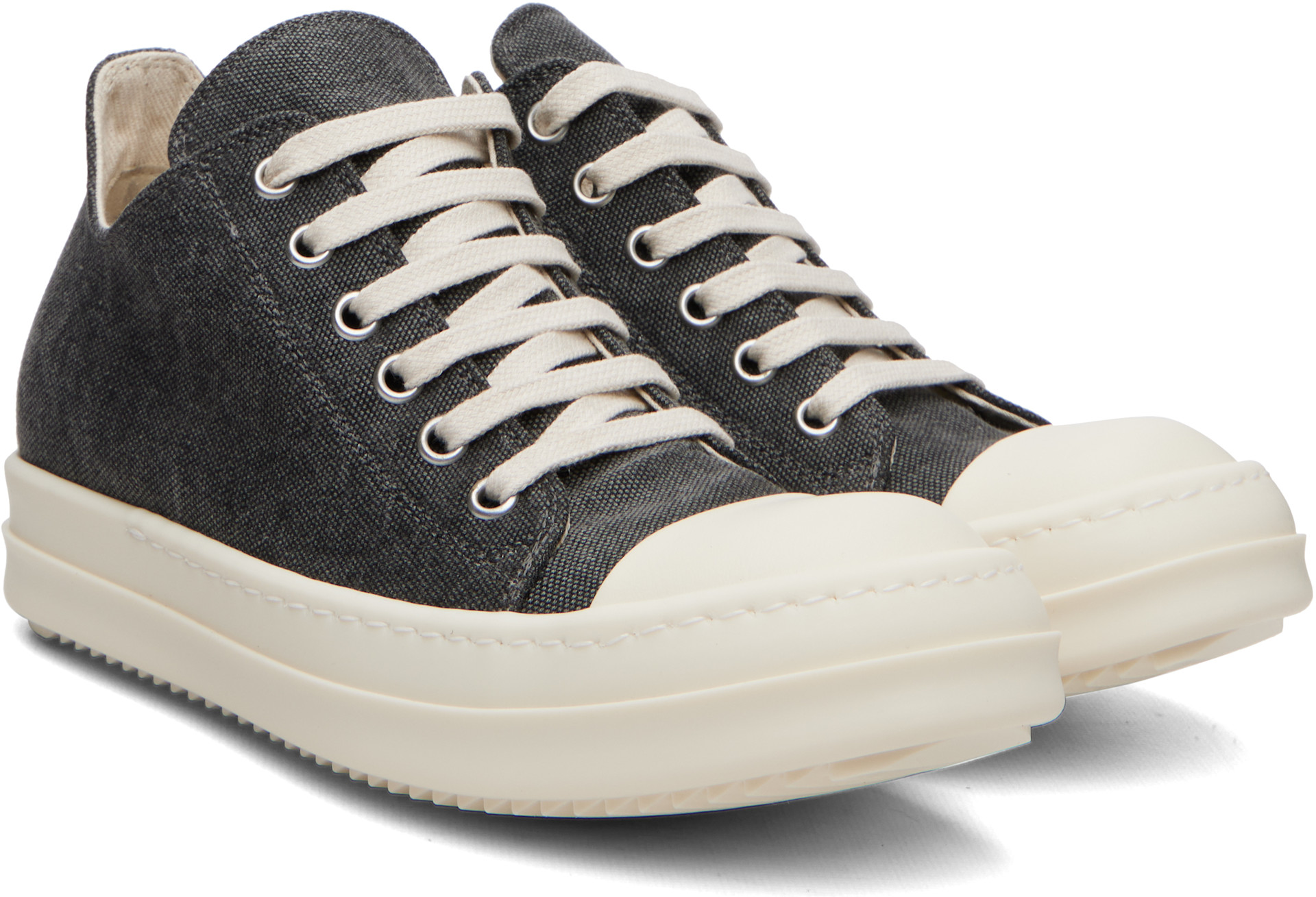 Rick Owens DRKSHDW - Baskets basses grises - Tower