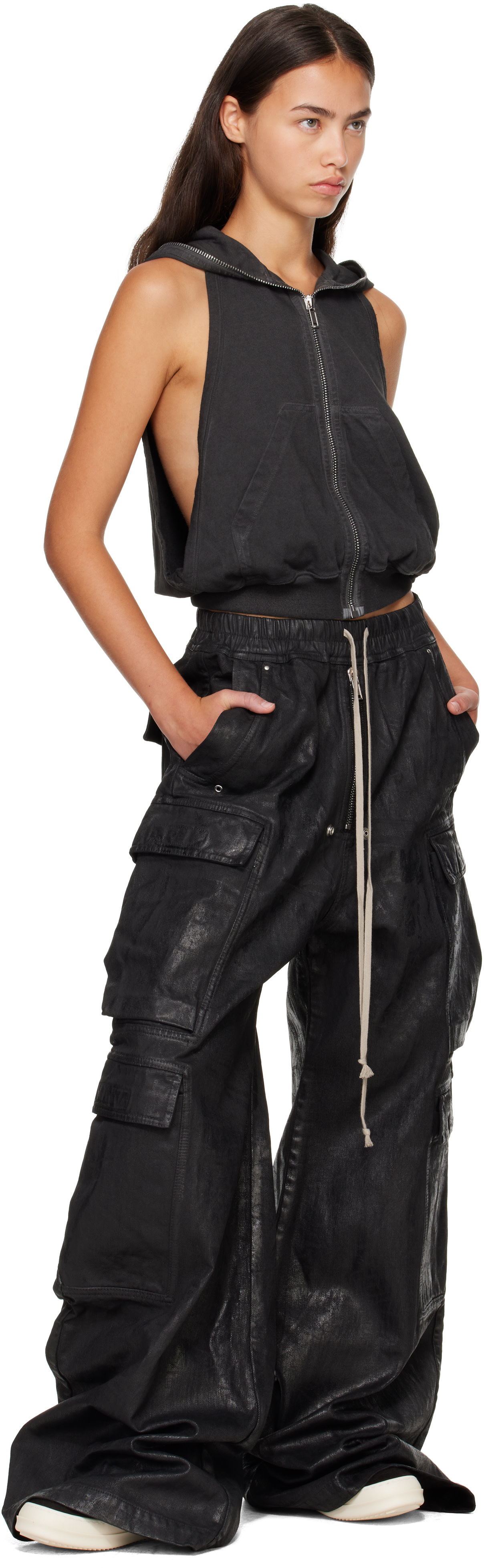 Rick Owens DRKSHDW - Baskets noires - Tower