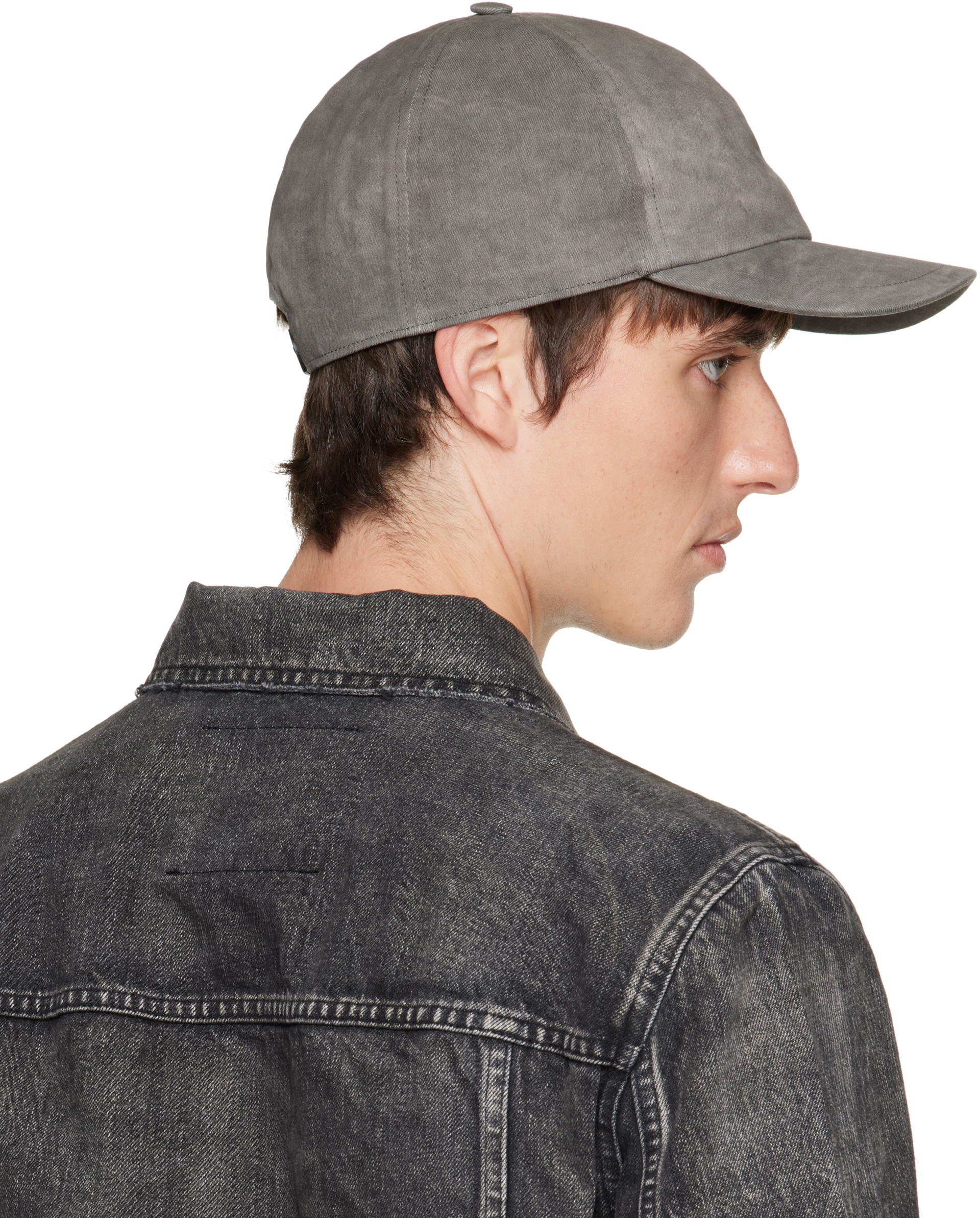 Rick Owens DRKSHDW - Gray Denim Baseball Cap