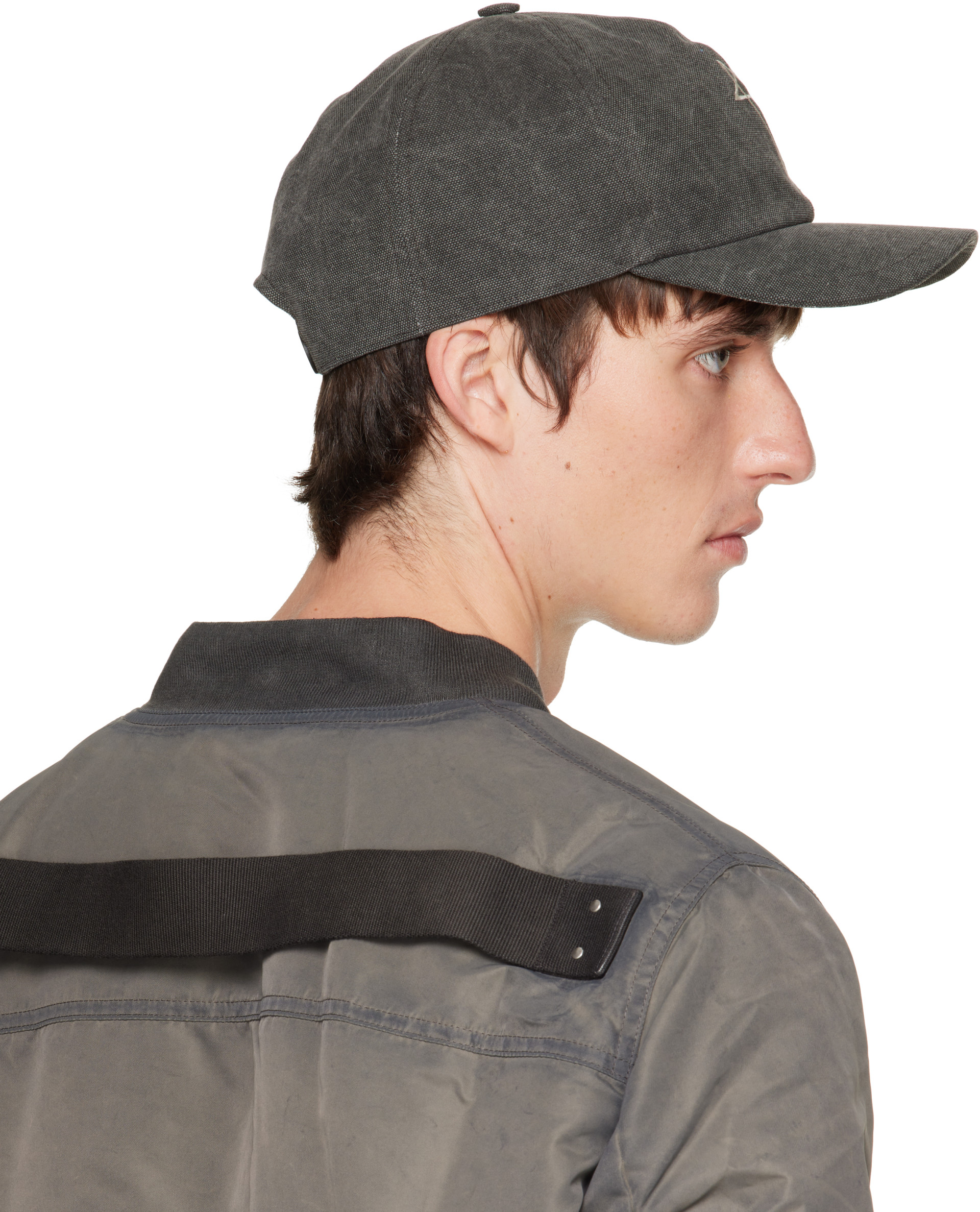 Rick Owens DRKSHDW: グレー Tower Pentagram Embroidery ベースボール