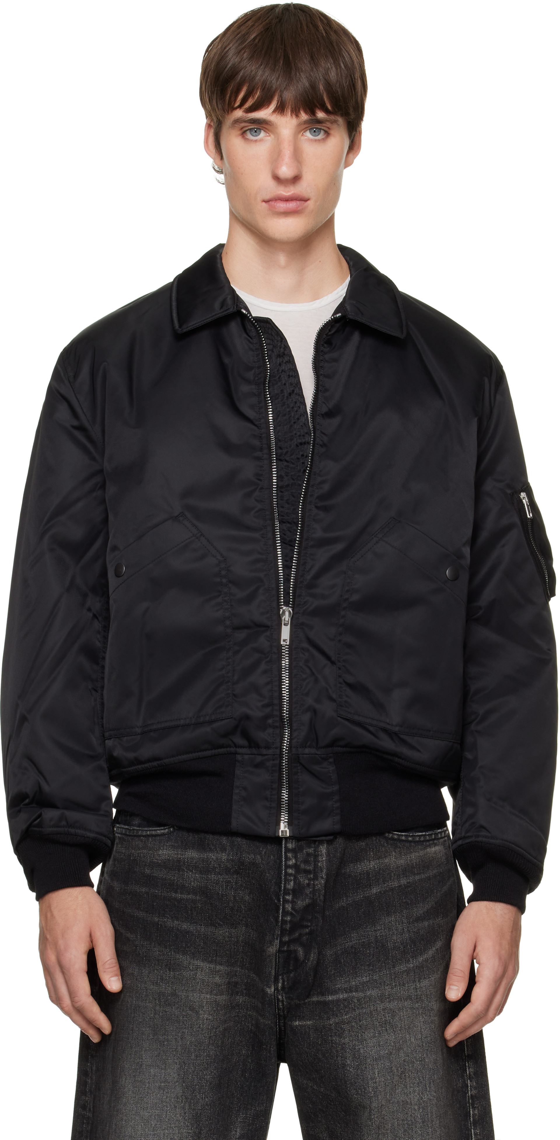 Rick Owens DRKSHDW - Black Tower Flyers Jacket