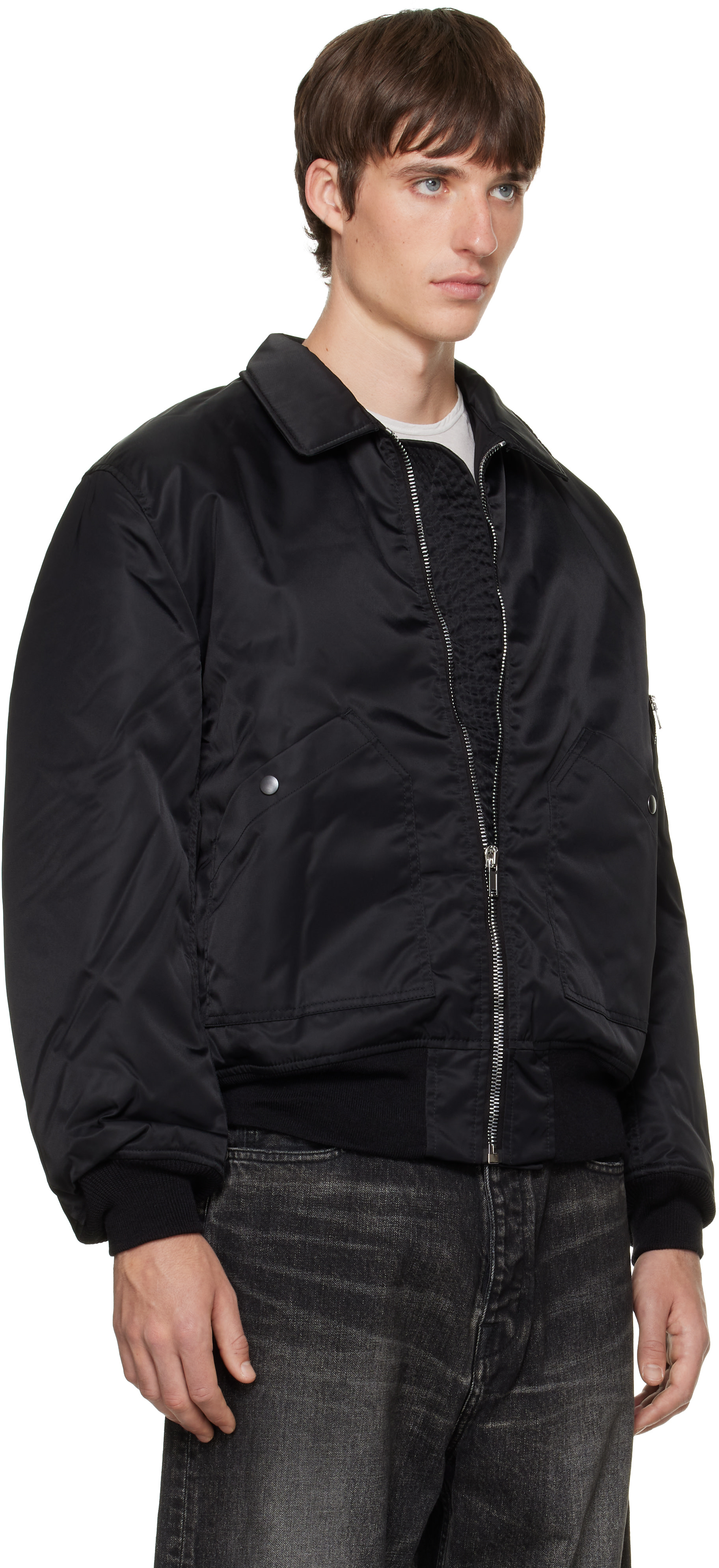 Rick Owens DRKSHDW - Black Tower Flyers Jacket