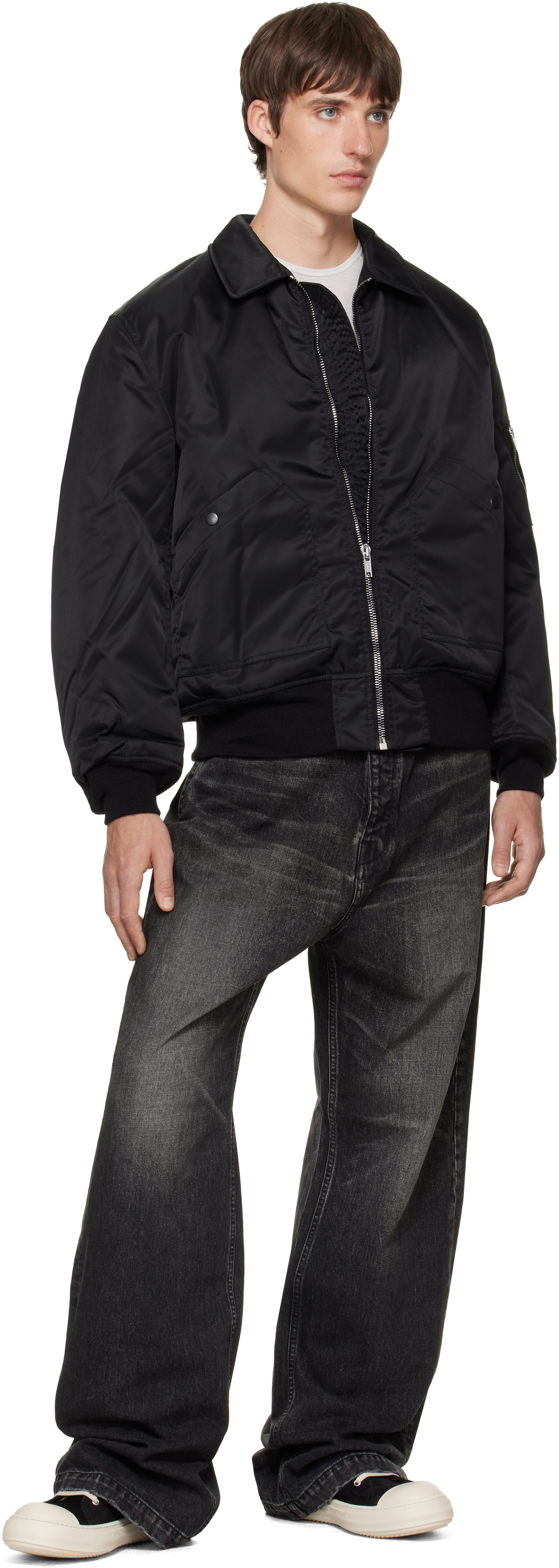 Rick Owens DRKSHDW - Black Tower Flyers Jacket