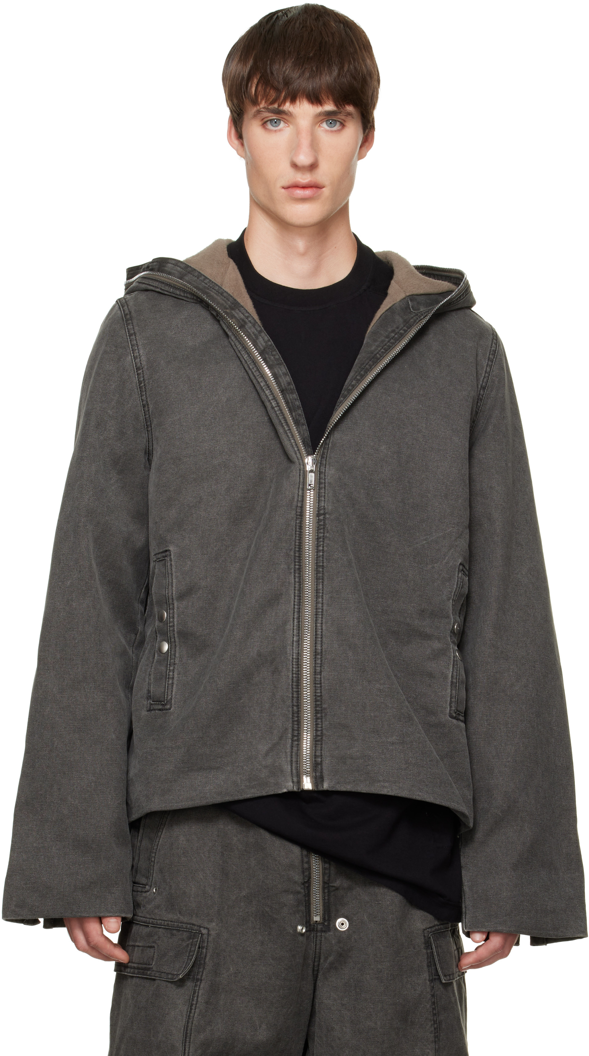 Rick Owens DRKSHDW - Gray Tower Zipfront Jacket