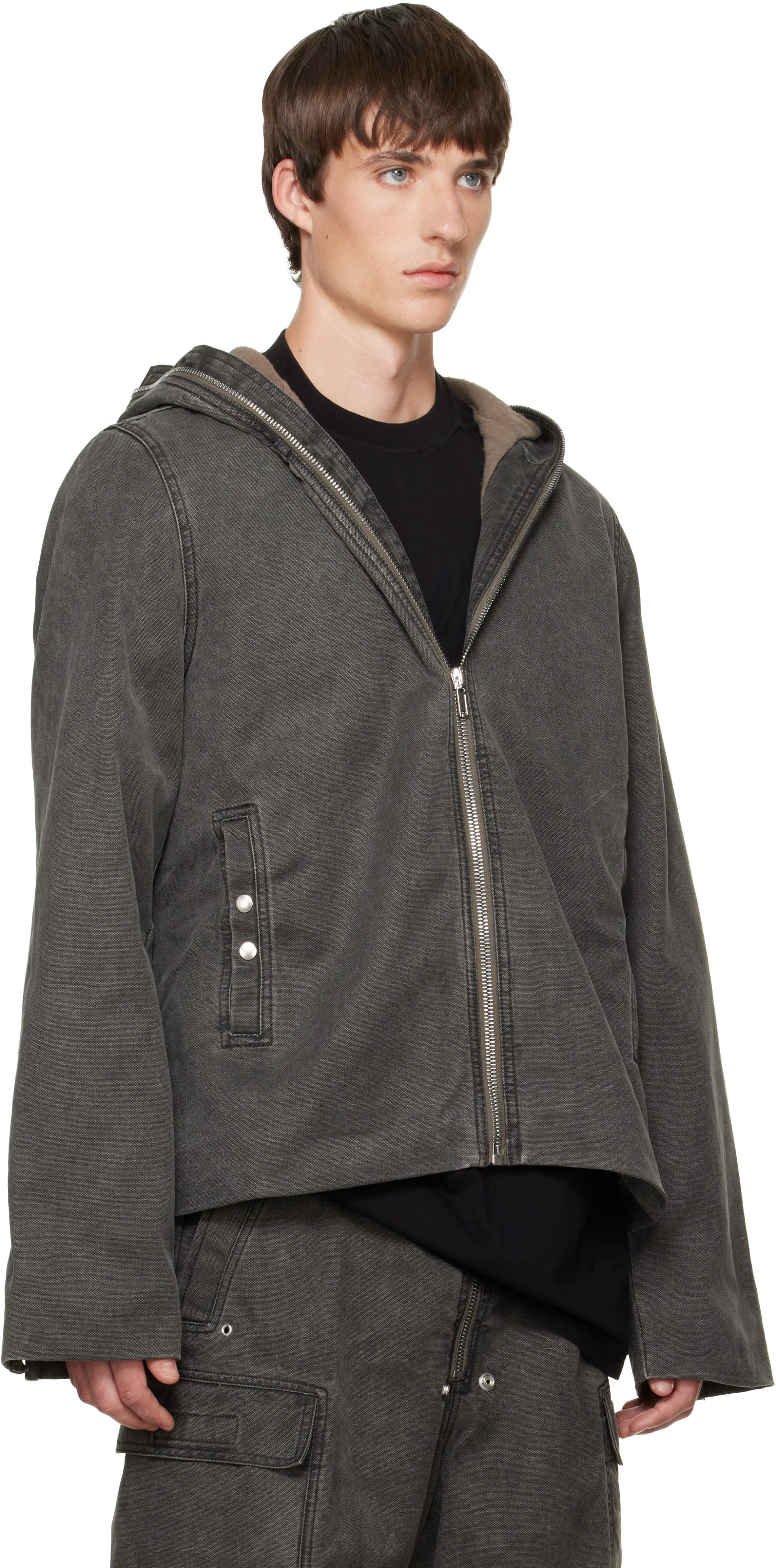 Rick Owens DRKSHDW - Gray Tower Zipfront Jacket