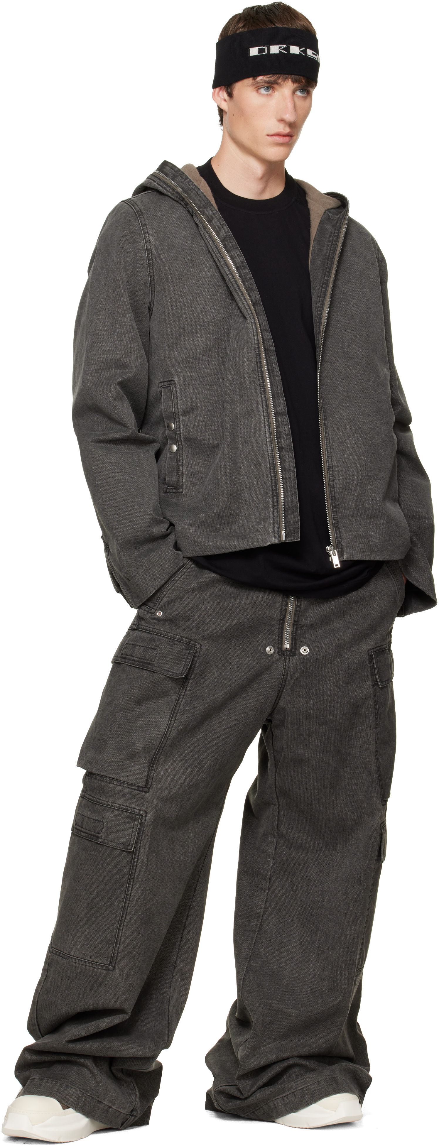 Rick Owens DRKSHDW - Gray Tower Zipfront Jacket