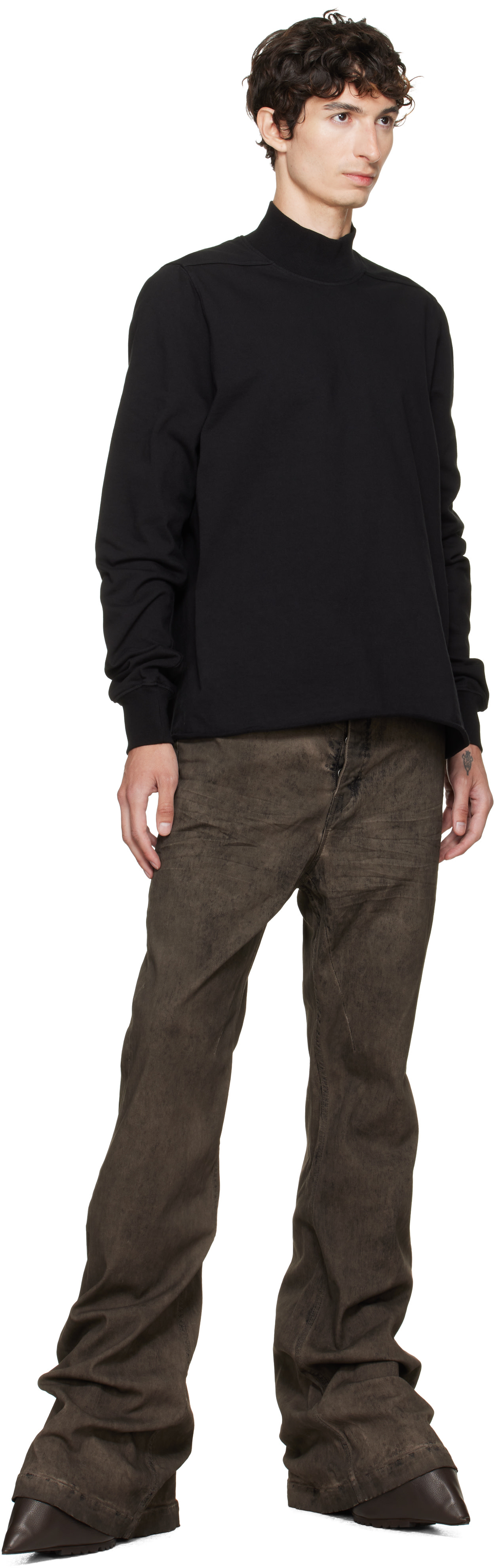 Rick Owens DRKSHDW: Gray Tower Bolan Bootcut Jeans | SSENSE Rick Owens DRKSHDW: Gray Tower Bolan Bootcut Jeans | SSENSE
