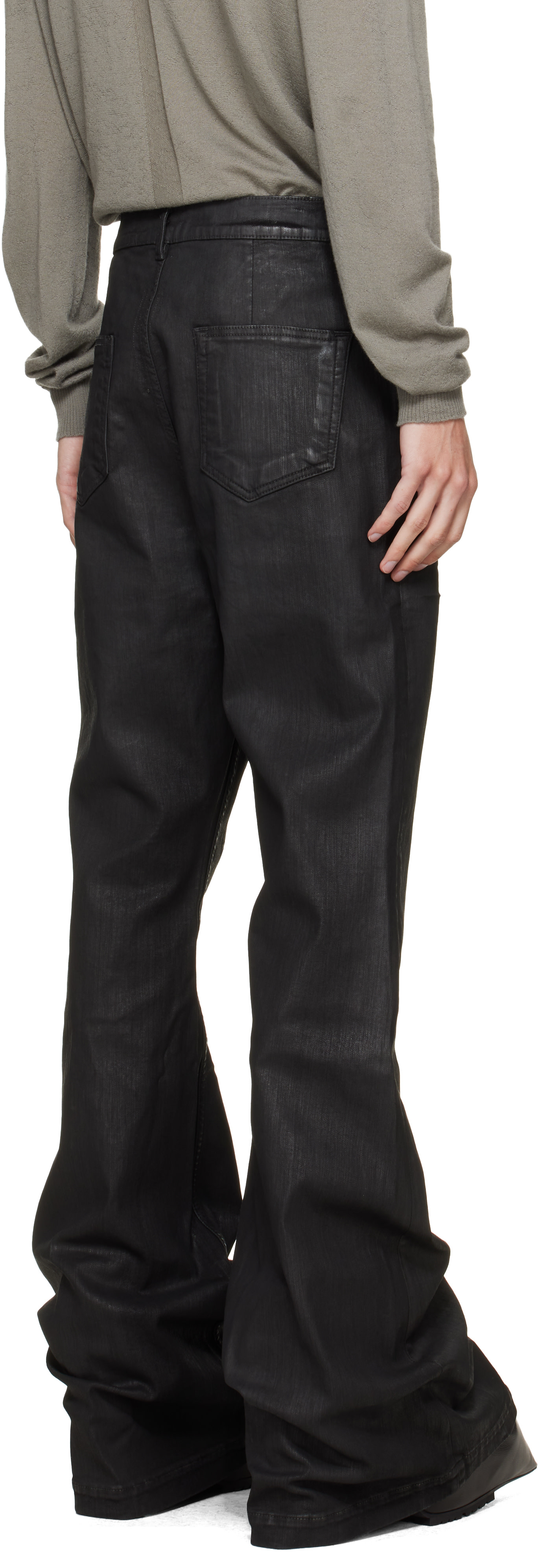 ブーツカットデニム　rick owens bolan 似 Rick Owens DRKSHDW: ブラック Tower Bolan ブーツカット ジーンズ