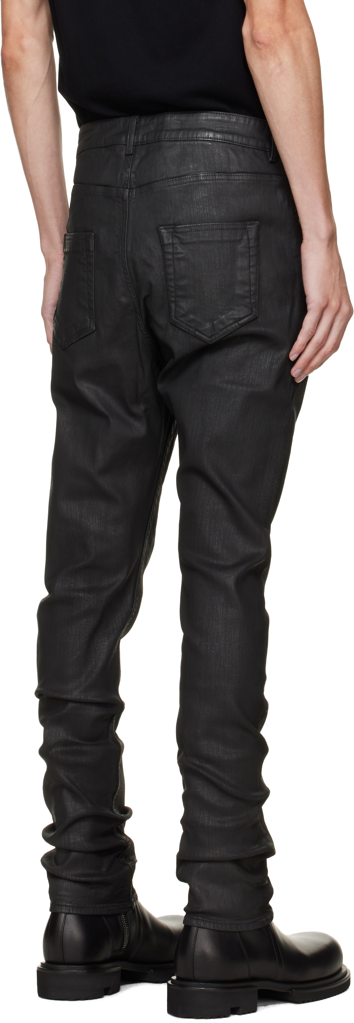 Rick Owens DRKSHDW: Black Tower Detroit Cut Jeans | SSENSE