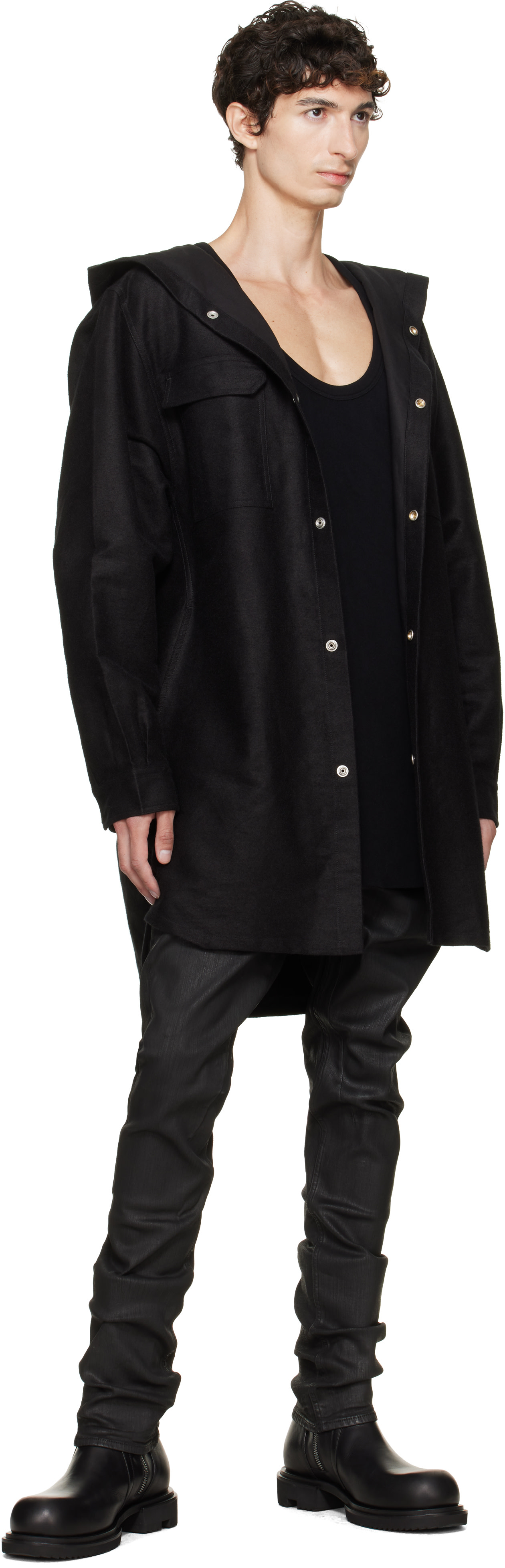 Rick Owens DRKSHDW: Black Tower Detroit Cut Jeans | SSENSE