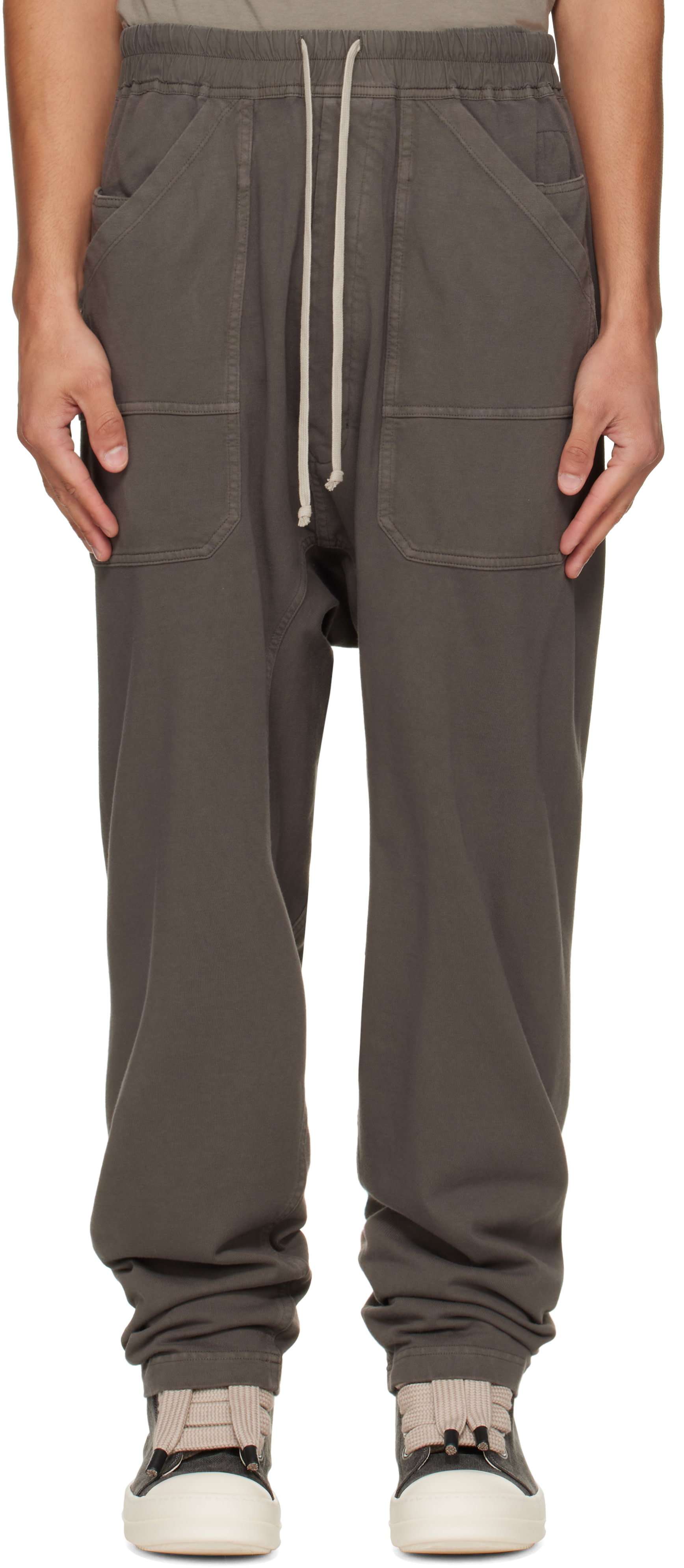 Rick Owens DRKSHDW - Gray Tower Classic Drawstring Cargo Pants