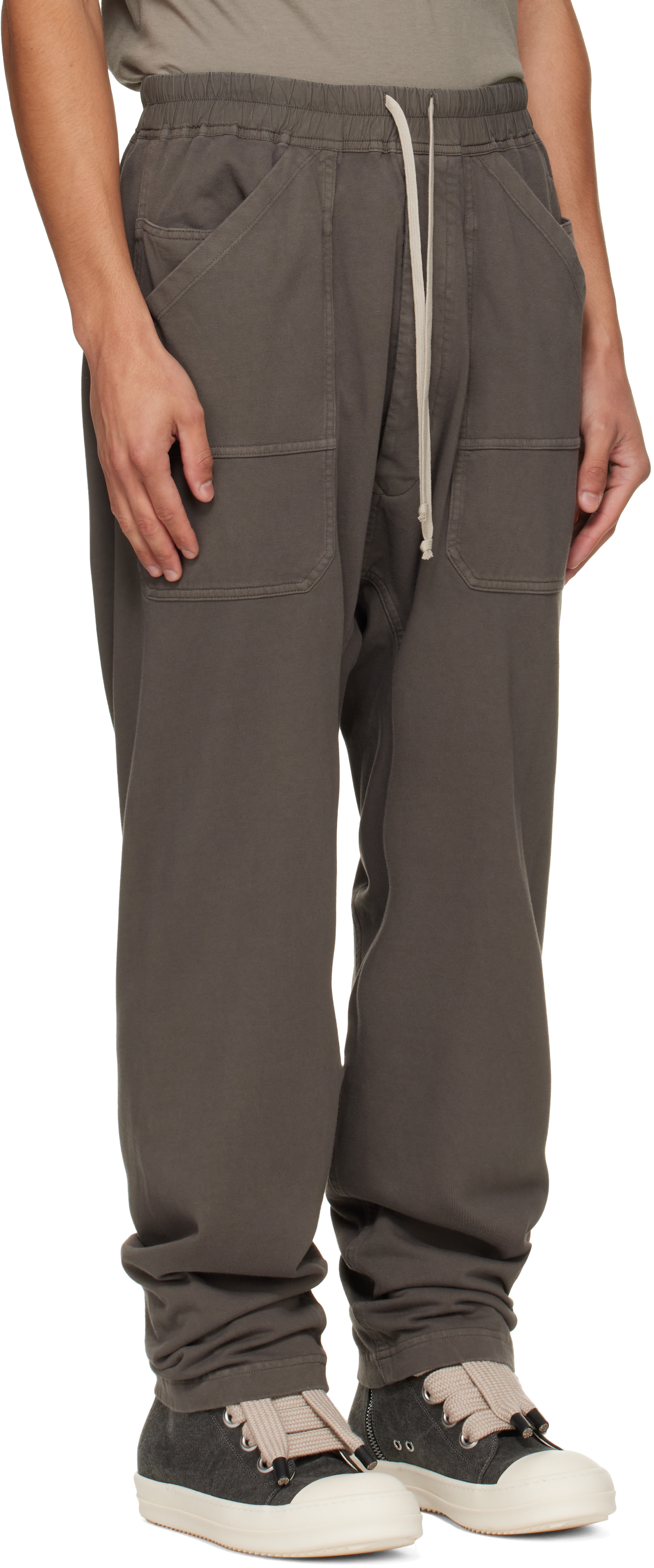 Rick Owens DRKSHDW - Gray Tower Classic Drawstring Cargo Pants