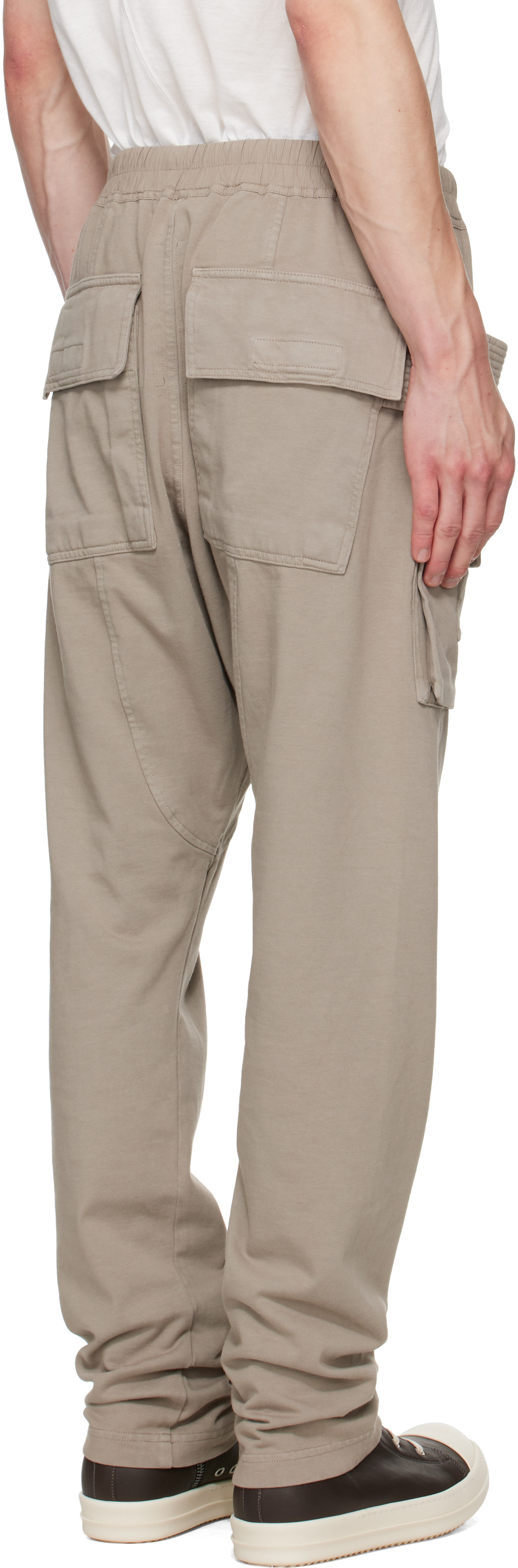 Rick Owens DRKSHDW - Gray Tower Creatch Cargo Drawstring Pants