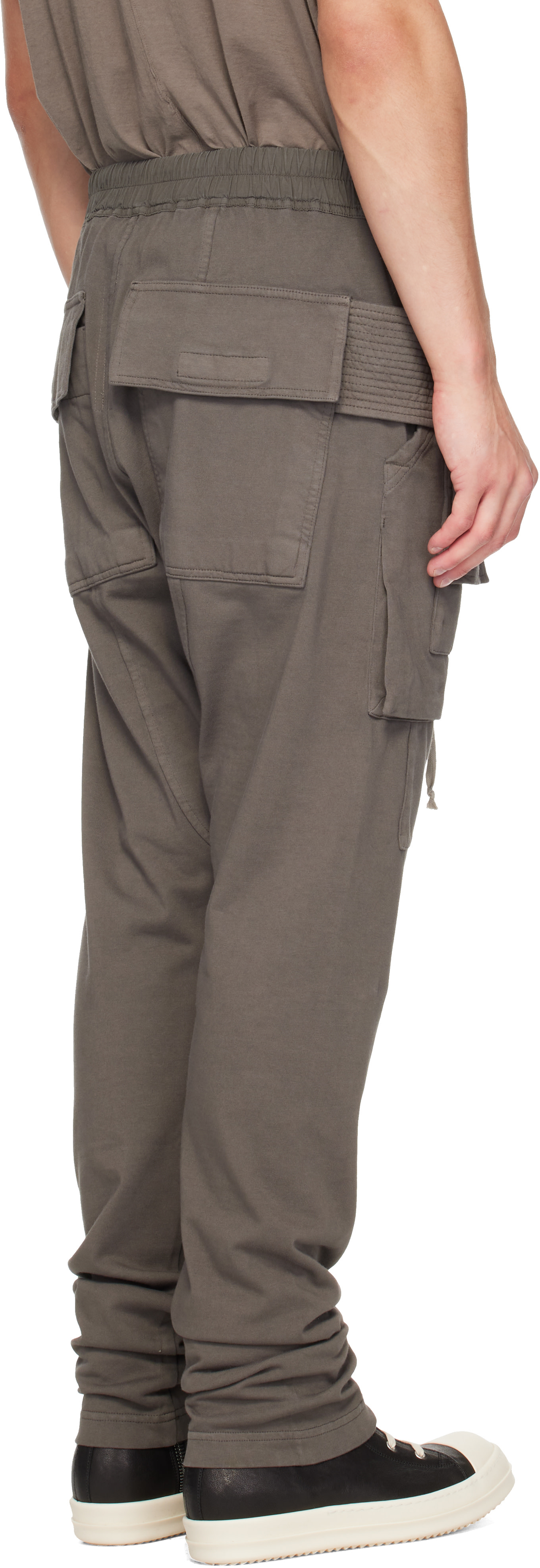 Rick Owens DRKSHDW - Gray Tower Creatch Drawstring Cargo Pants