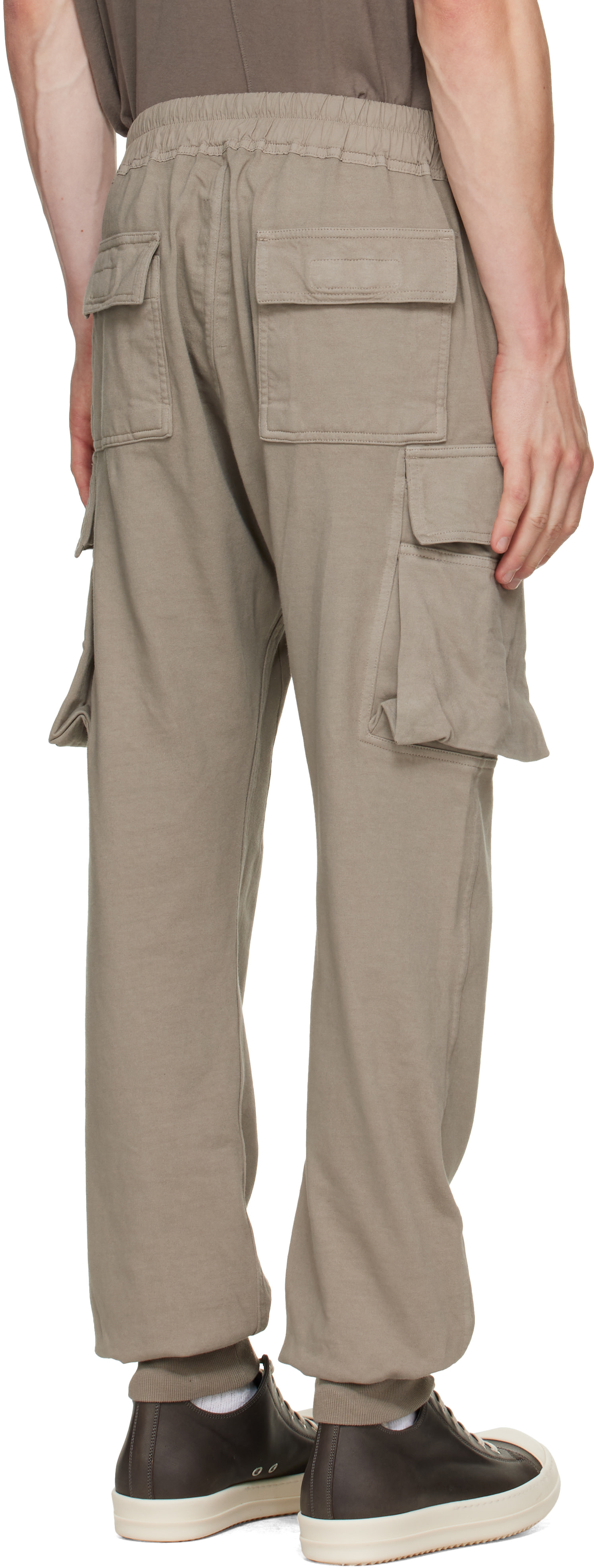 Rick Owens スウェットパンツ Rick Owens DRKSHDW: トープ Tower Mastodon Cut スウェットパンツ