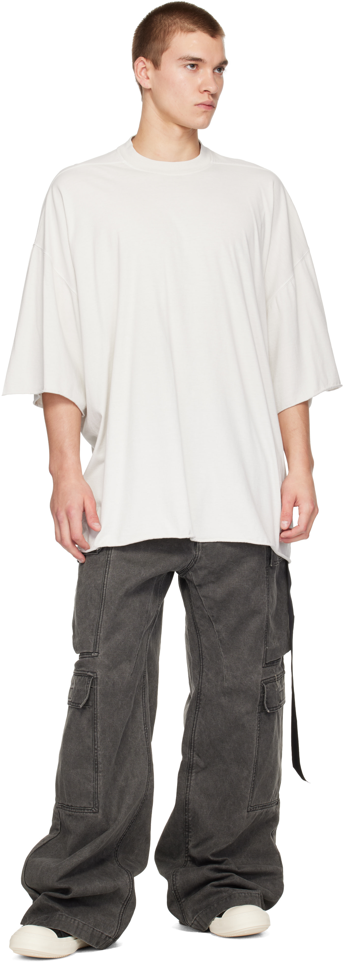 Rick Owens DRKSHDW - Gray Tower Double Cargo Pants