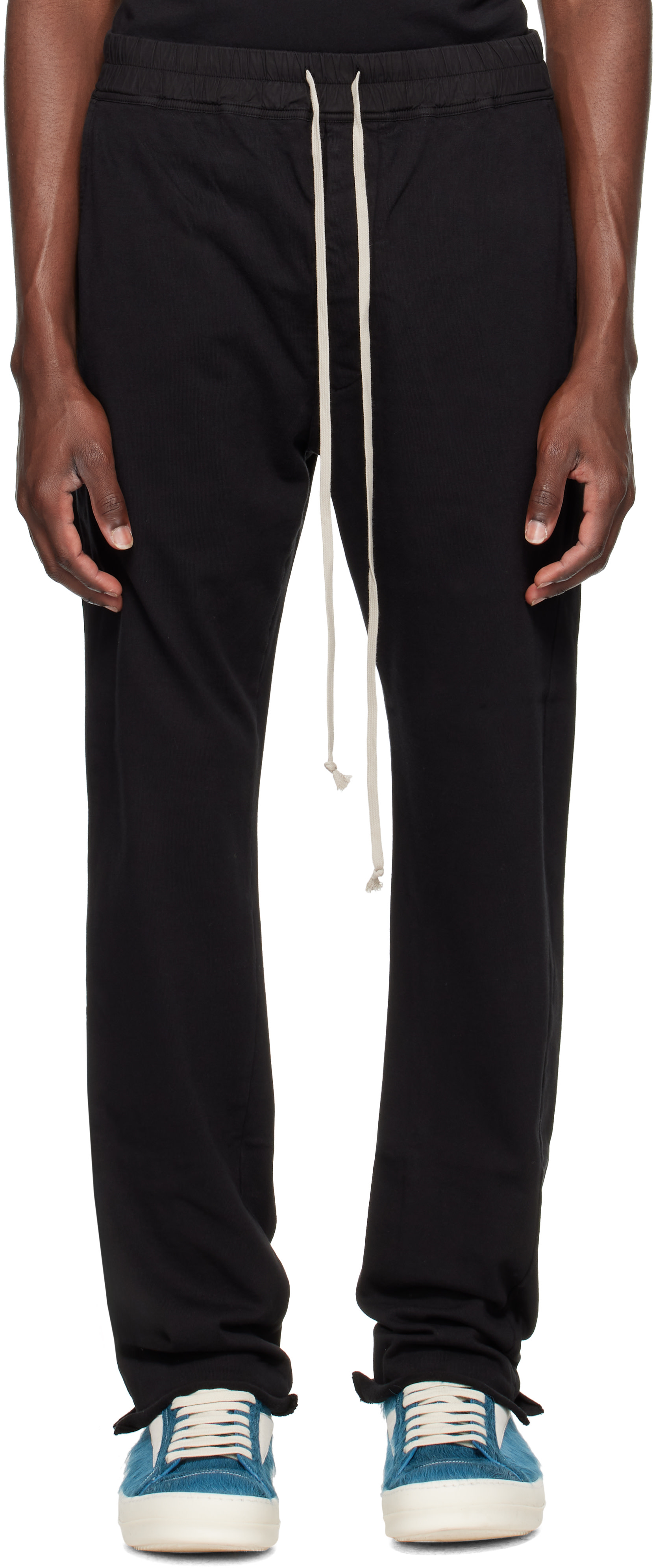 Rick Owens Drkshdw - 블랙 타워 베를린 드로우스트링 스웨트팬츠