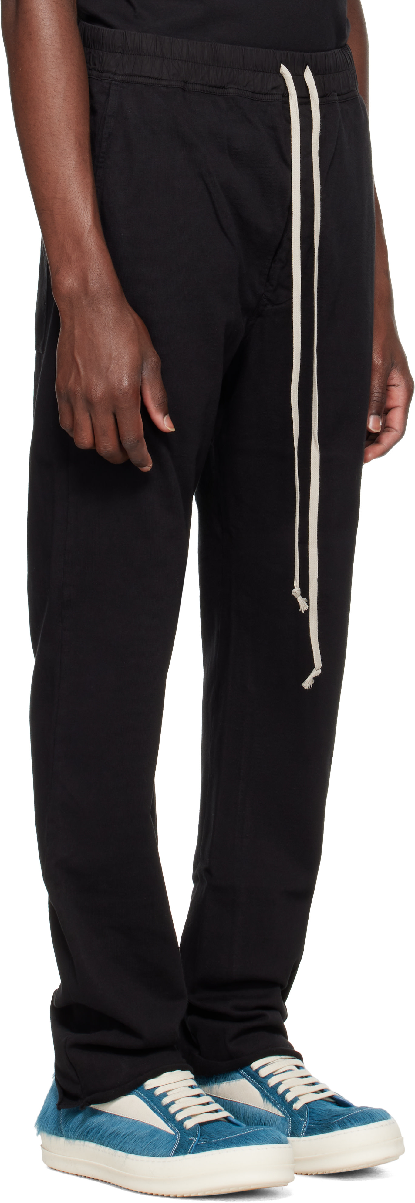 Rick Owens Drkshdw - 블랙 타워 베를린 드로우스트링 스웨트팬츠