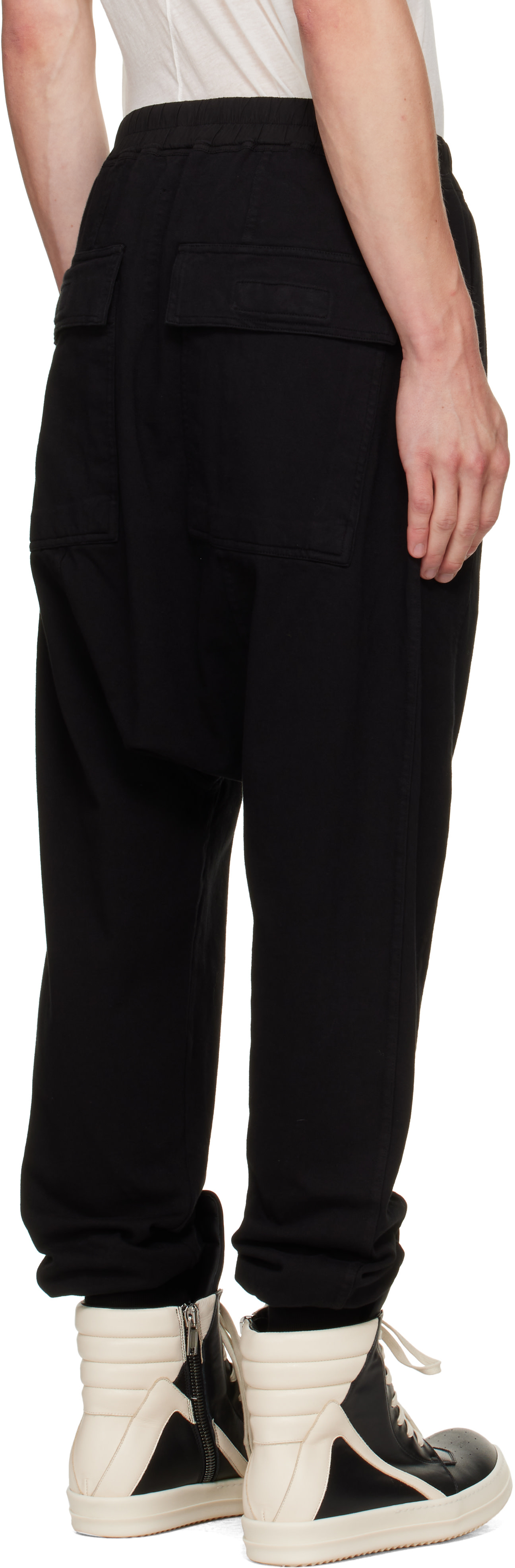 Rick Owens DRKSHDW - Black Tower Drawstring Sweatpants