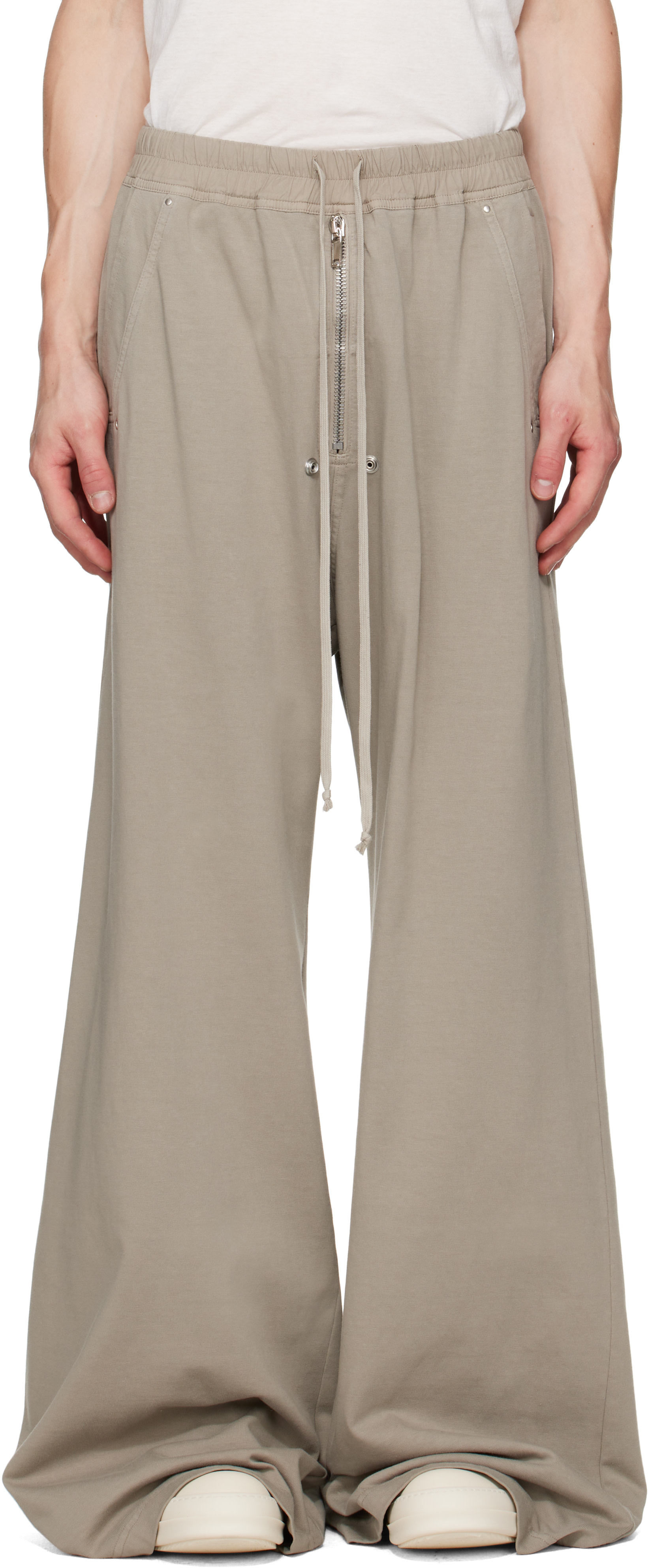 Rick Owens DRKSHDW: グレー Tower Geth Belas スウェットパンツ