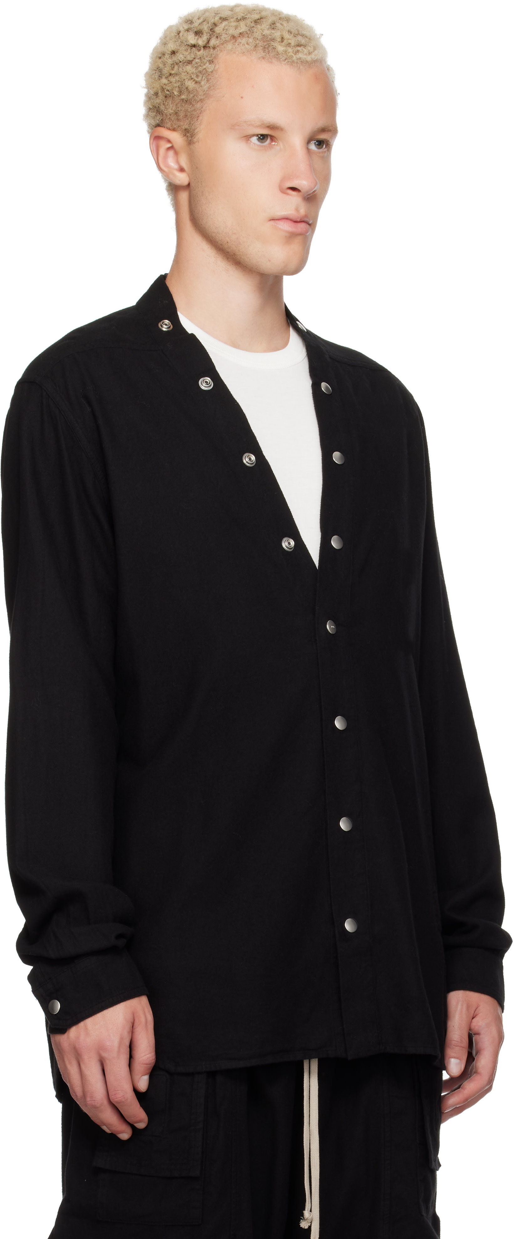 Rick Owens DRKSHDW: Black Tower Larry Shirt | SSENSE