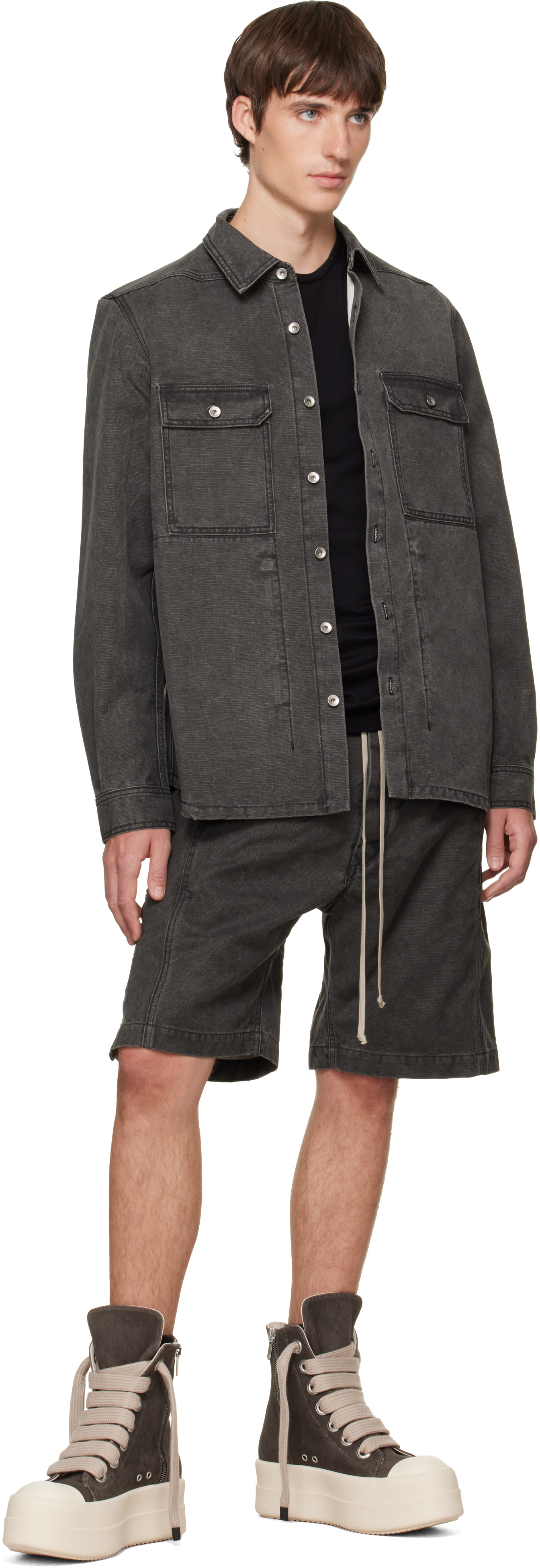 Rick Owens DRKSHDW - Gray Tower Outershirt