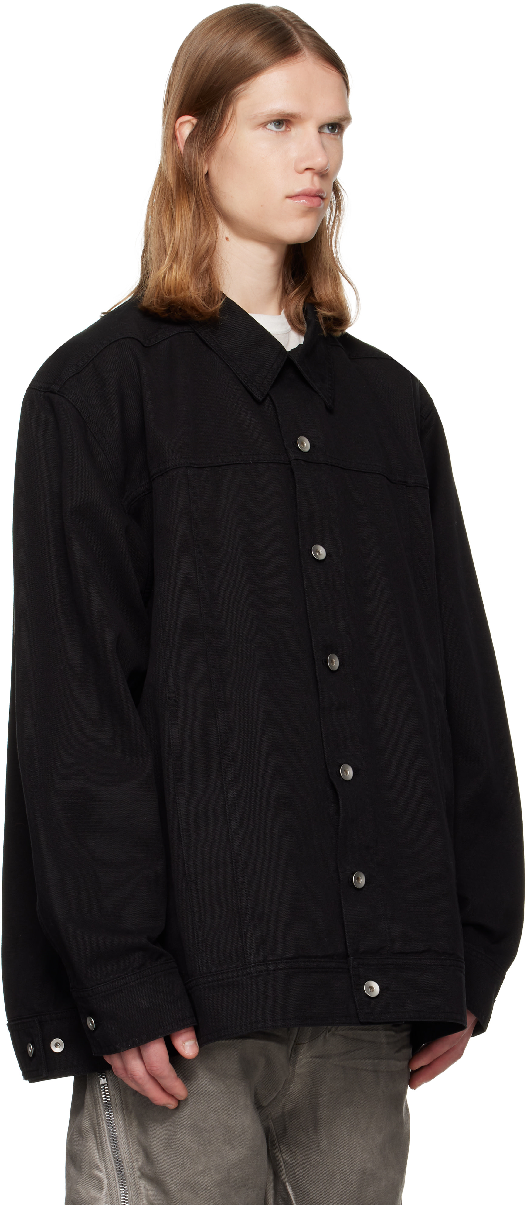 Rick Owens Drkshdw - 블랙 타워 점보 워커 재킷