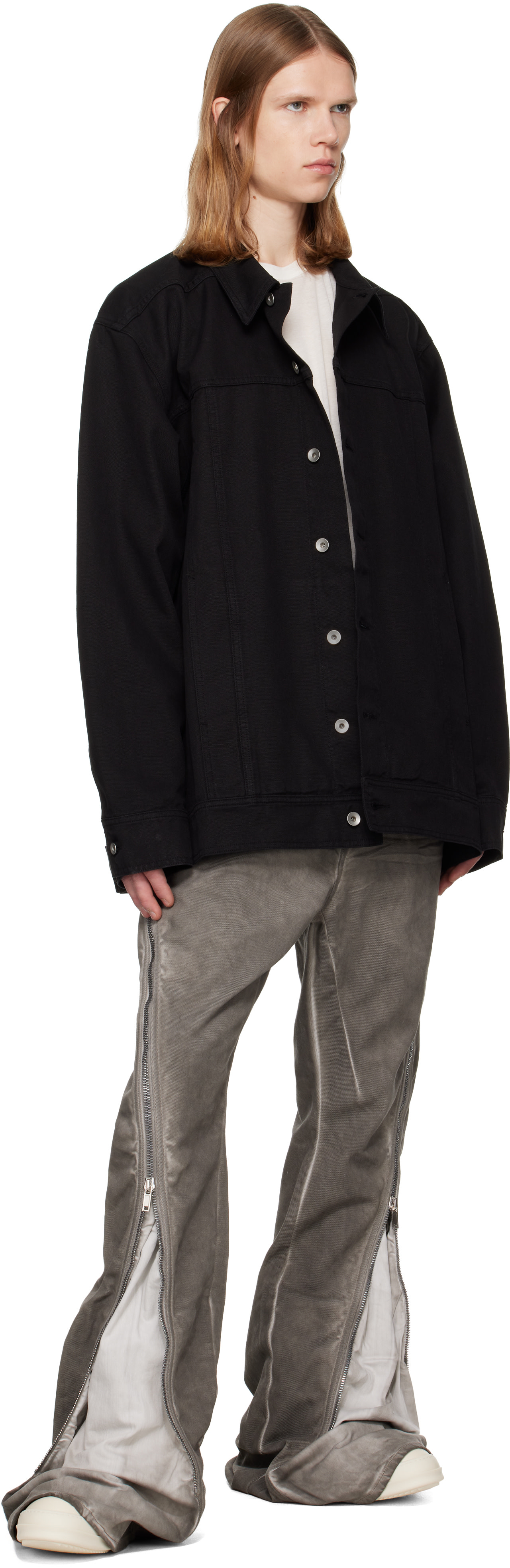 Rick Owens Drkshdw - 블랙 타워 점보 워커 재킷