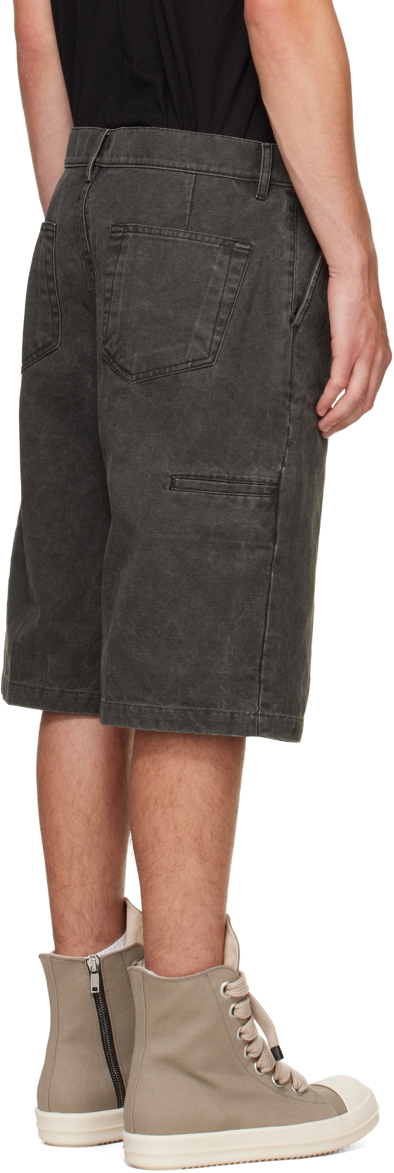 Rick Owens DRKSHDW - Gray Tower Work Shorts