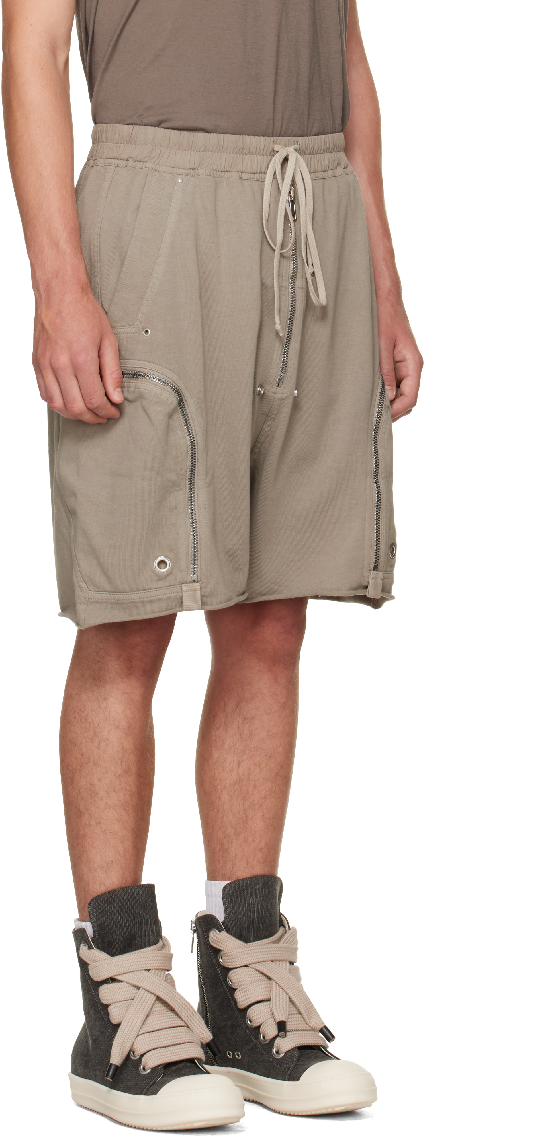 Rick Owens DRKSHDW: グレー Tower Bauhaus ショートパンツ | SSENSE 日本