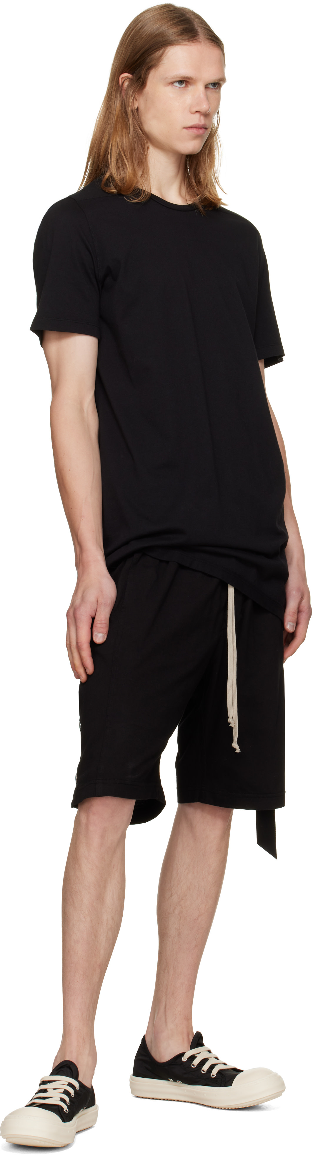 Rick Owens DRKSHDW: ブラック Tower Pusher ショートパンツ | SSENSE 日本