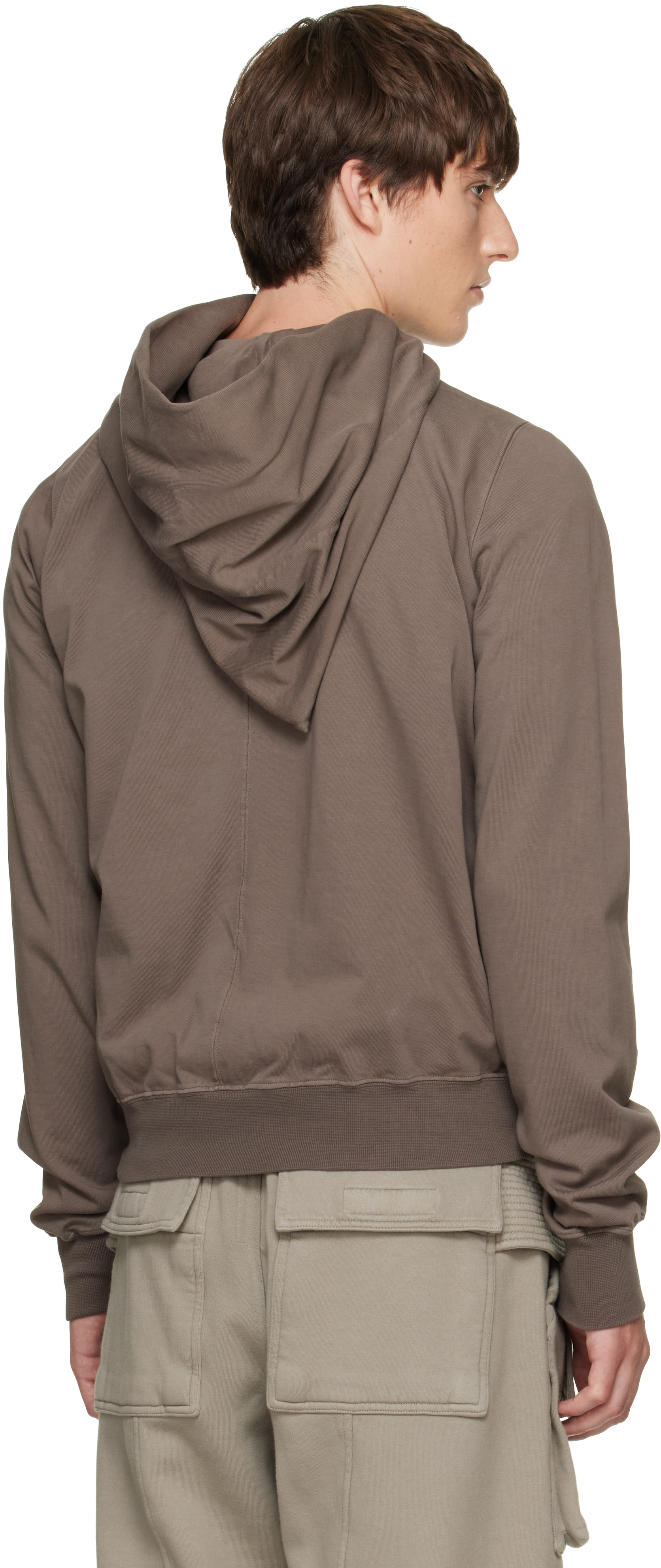 Rick Owens DRKSHDW - Pull à capuche Mountain gris - Tower