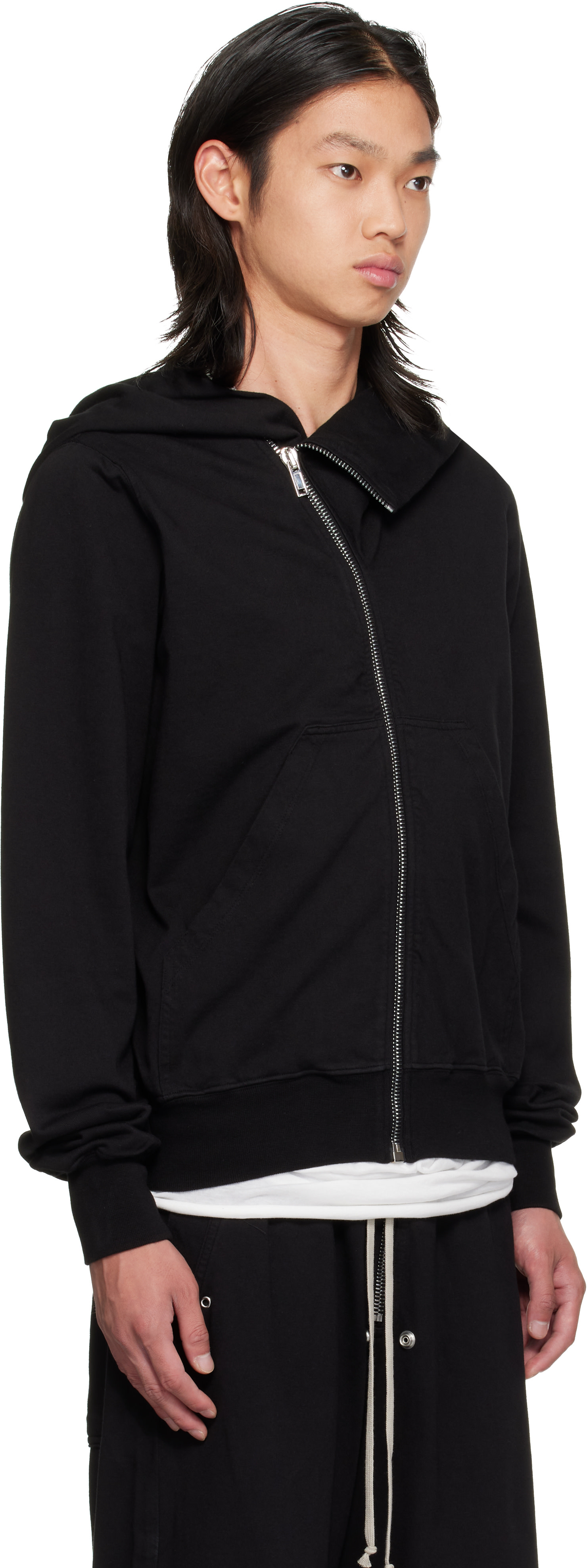 Rick Owens DRKSHDW - Pull à capuche Mountain noir - Tower