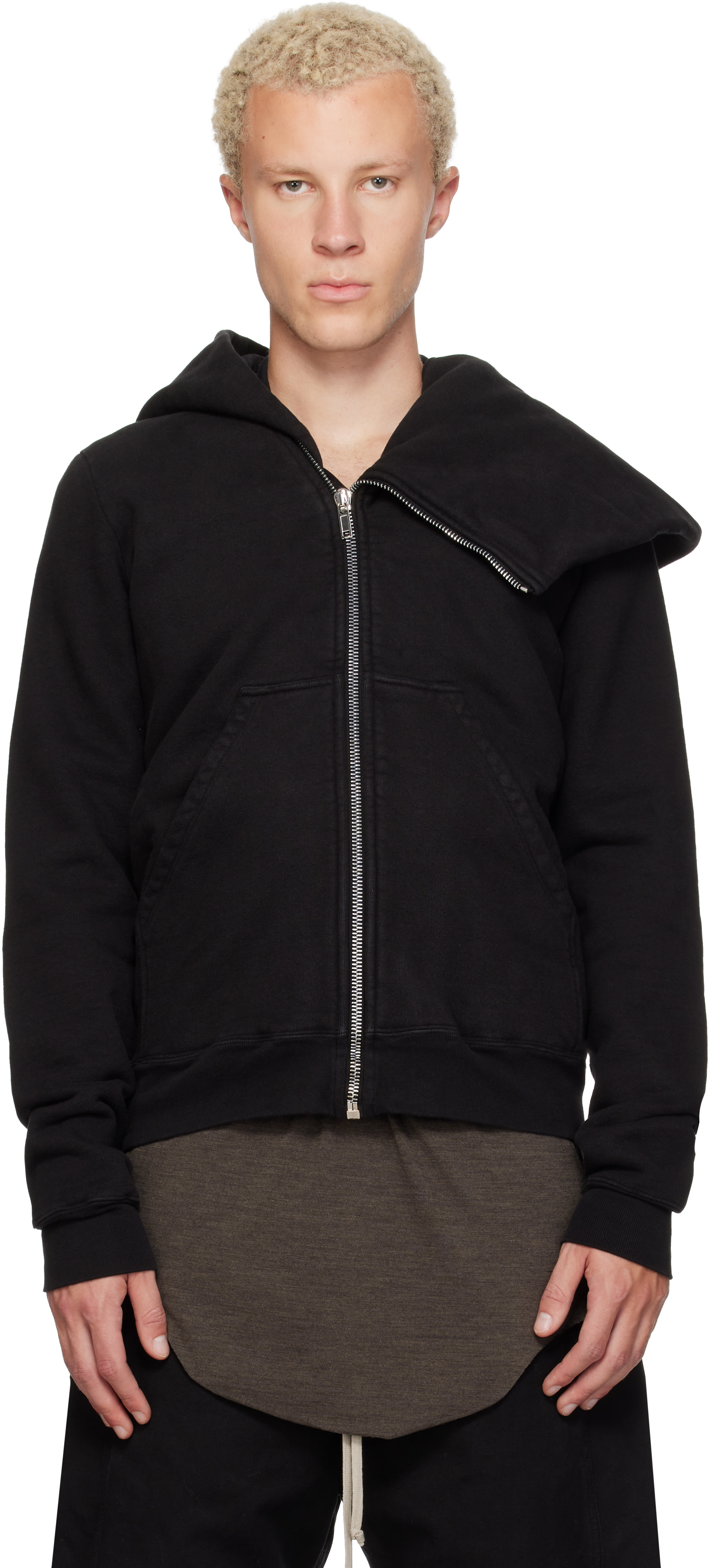 Rick Owens DRKSHDW - Pull à capuche Mountain noir - Tower