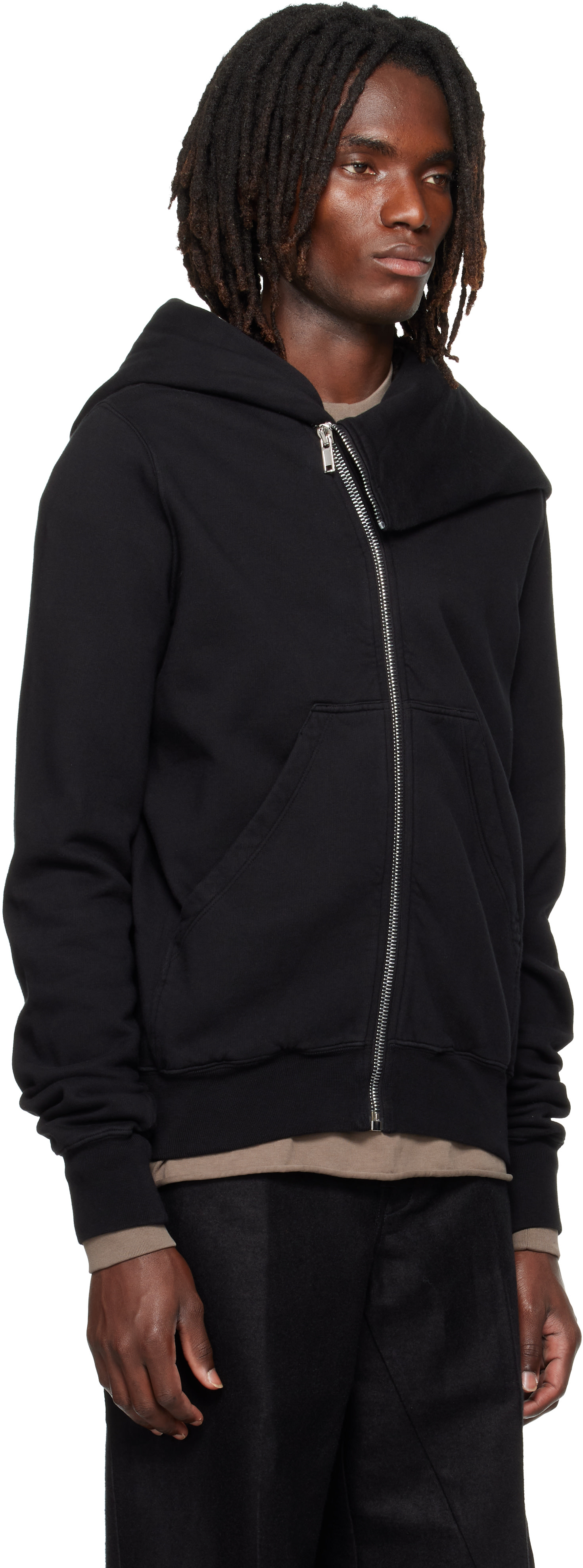 Rick Owens DRKSHDW - Pull à capuche Mountain noir - Tower