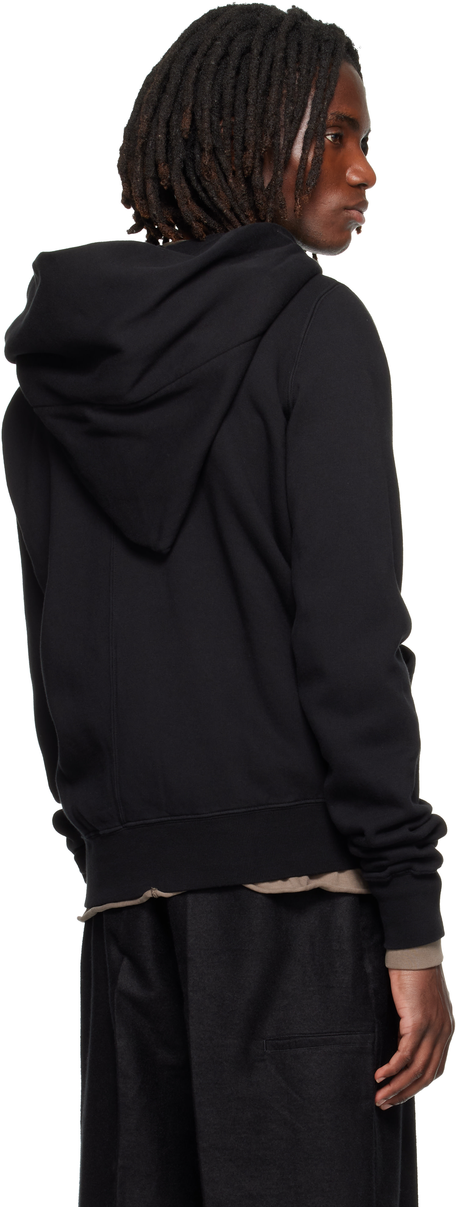 Rick Owens DRKSHDW: Black Tower Mountain Hoodie | SSENSE Canada