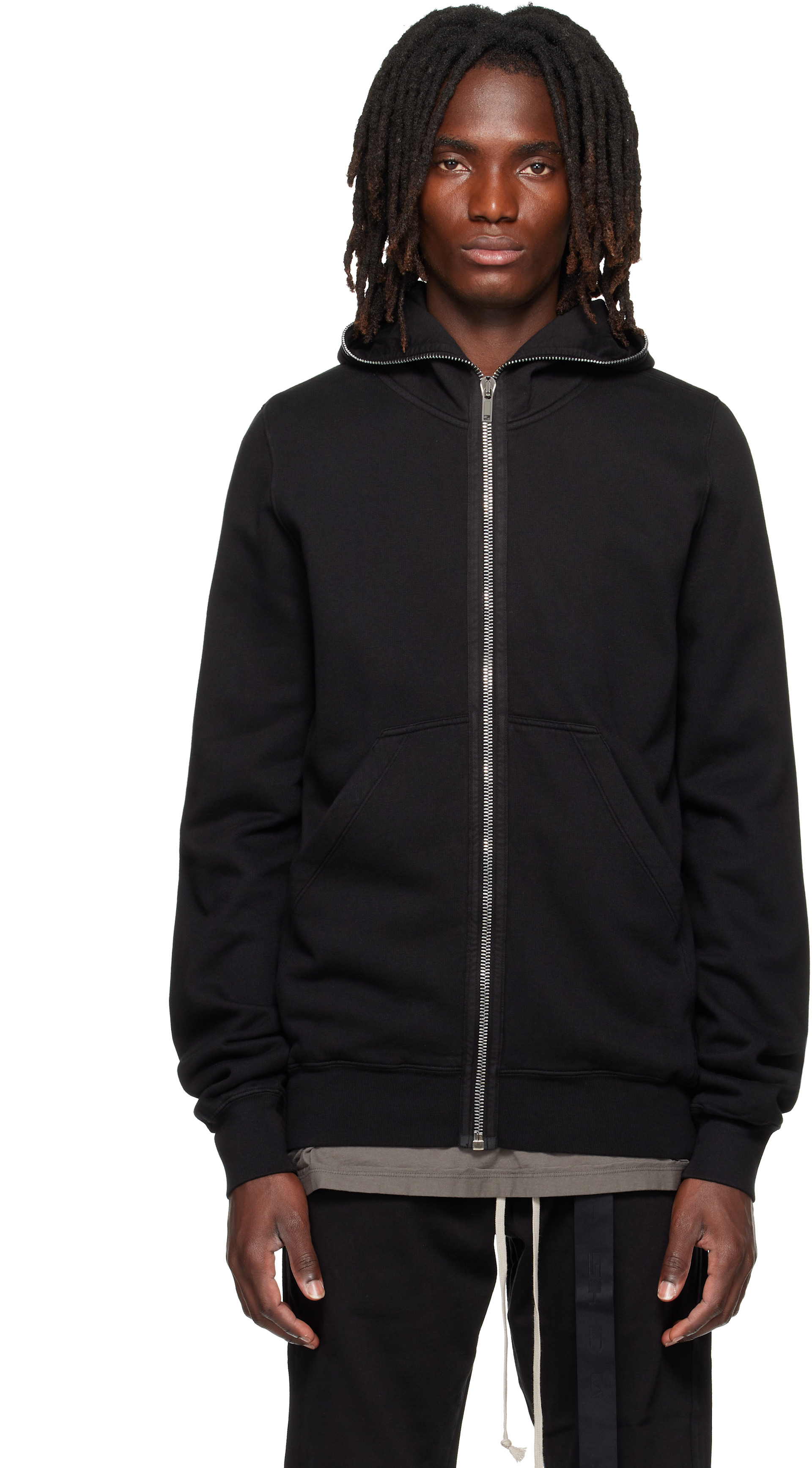 Rick Owens DRKSHDW - Pull à capuche noir - Tower