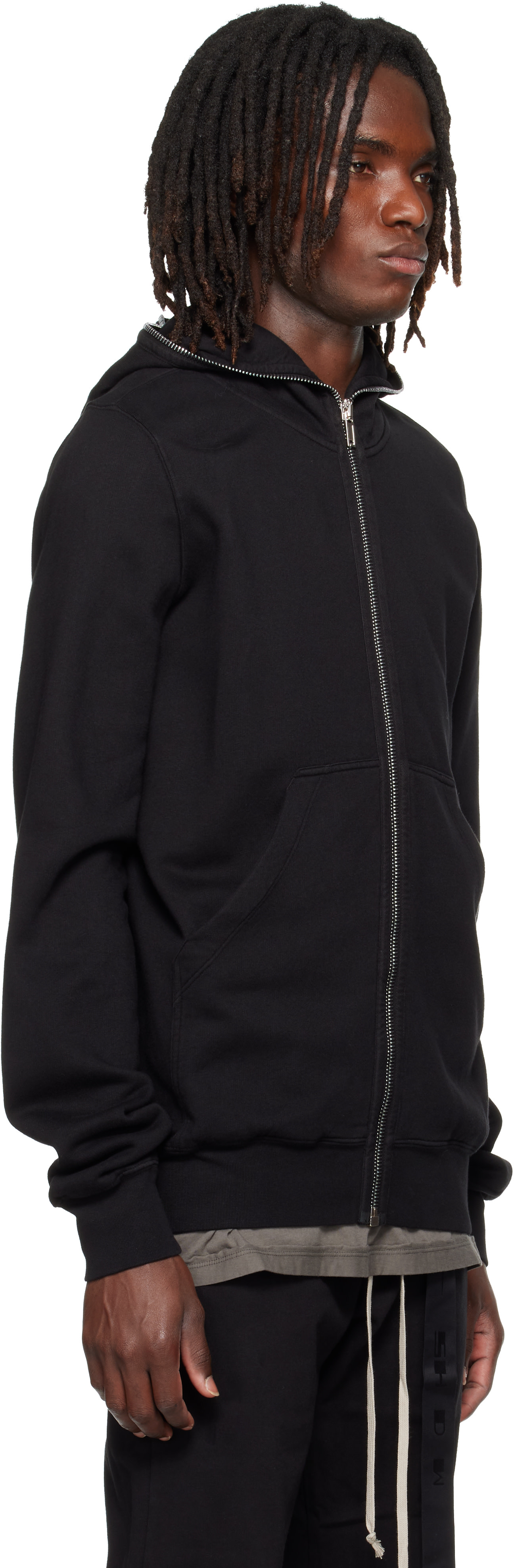 Rick Owens DRKSHDW - Pull à capuche noir - Tower