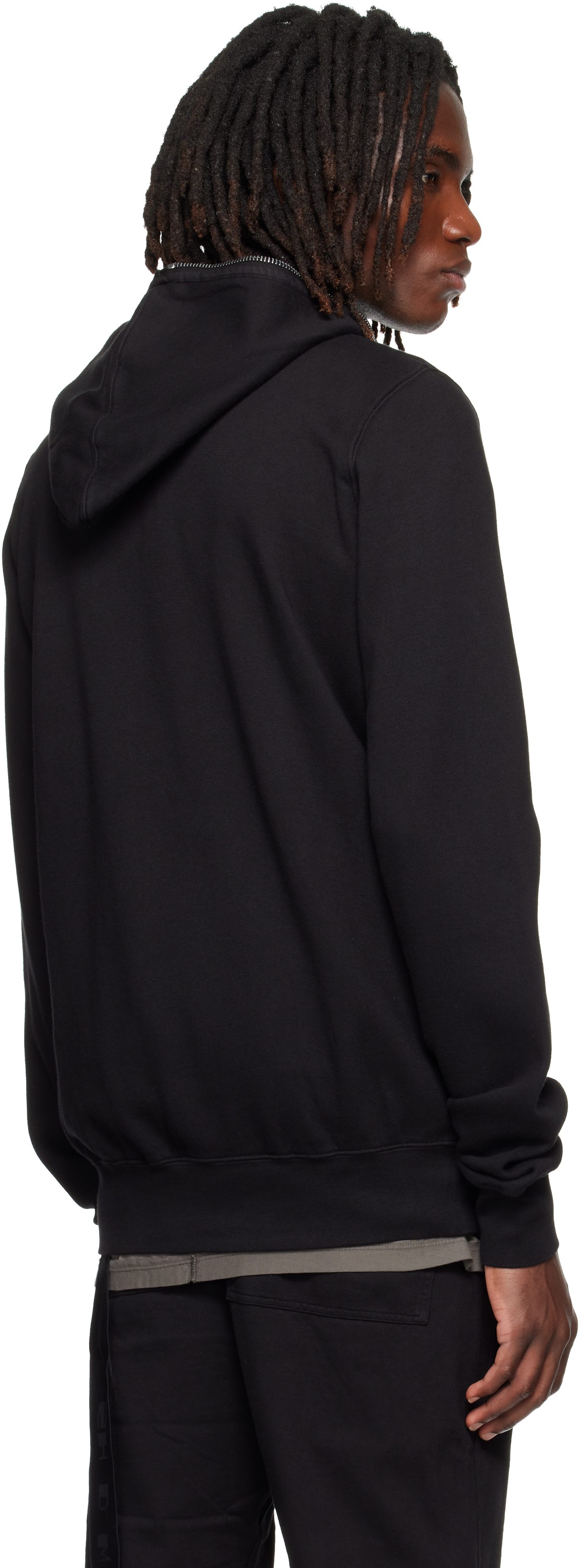 Rick Owens DRKSHDW - Pull à capuche noir - Tower