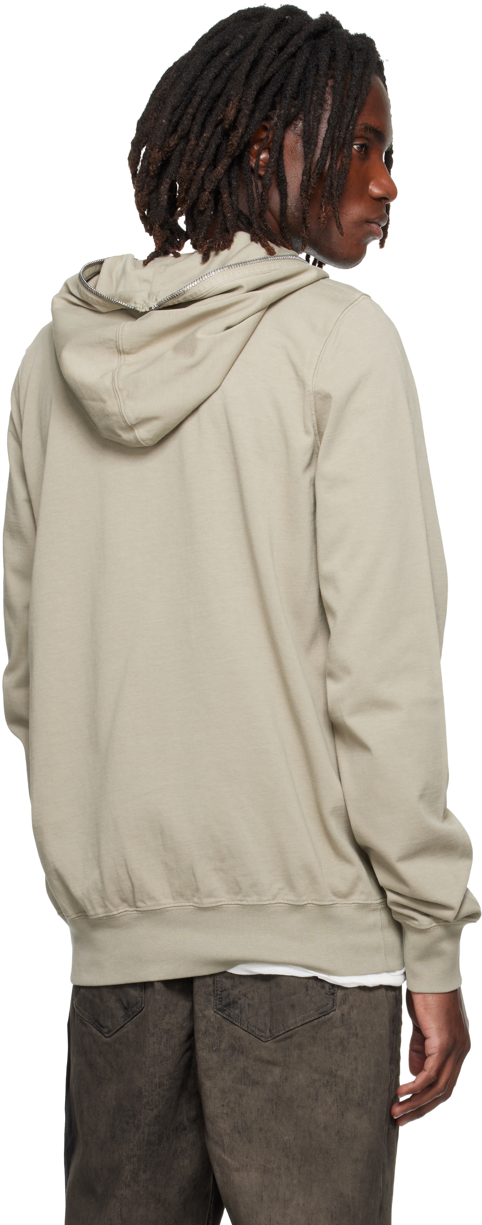 Rick Owens DRKSHDW - Pull à capuche gris - Tower