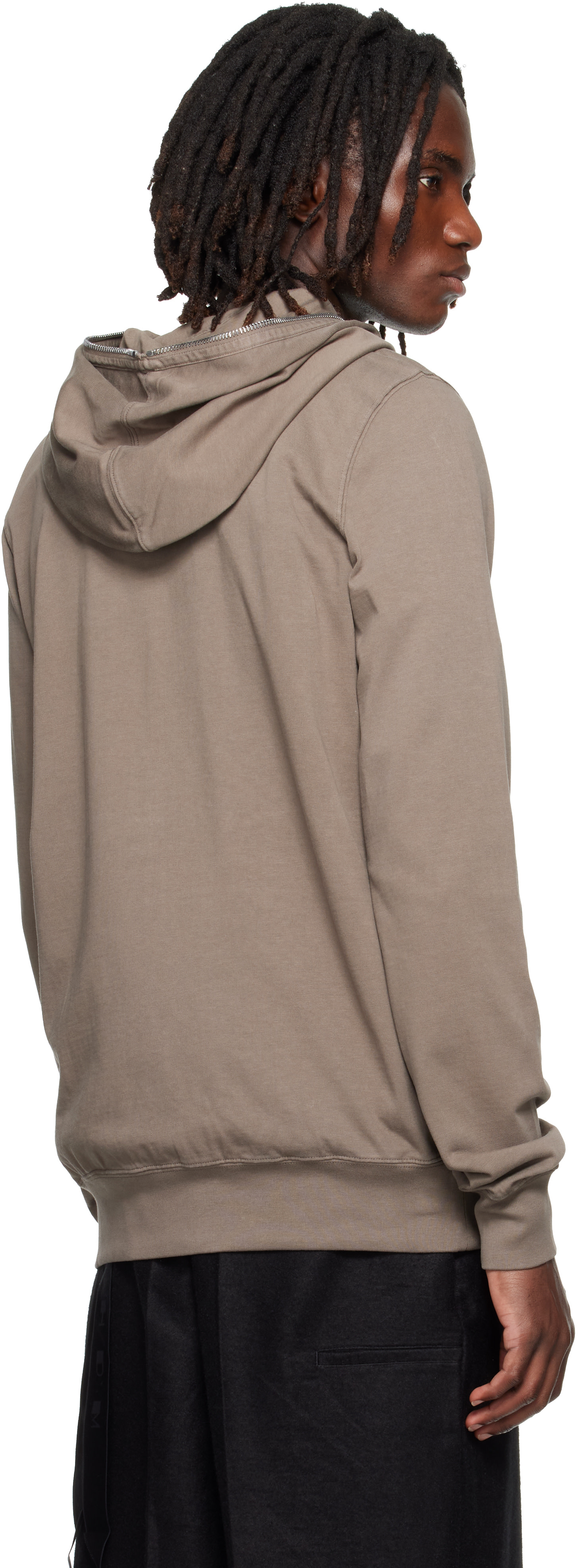 Rick Owens DRKSHDW - Pull à capuche gris - Tower