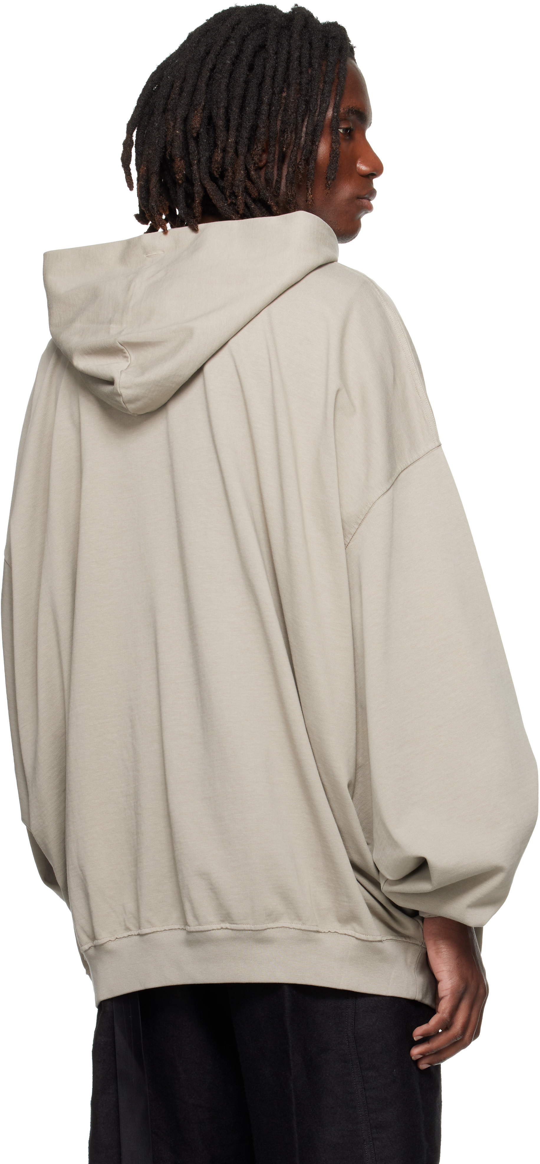 Rick Owens DRKSHDW - Pull à capuche Hun gris - Tower